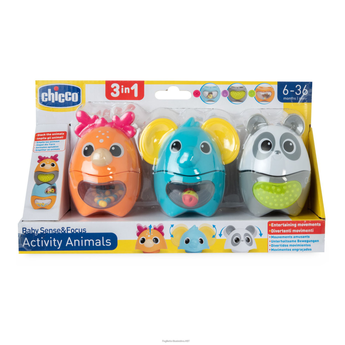 Cerca Prezzi di chicco baby sense&focus activity animals 3in1 gioco per bambini 6-36m e acquista online