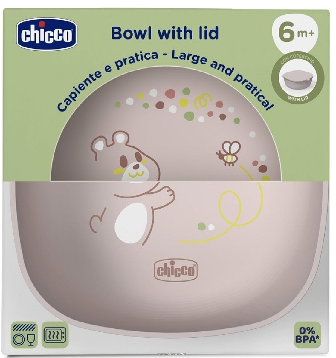 Cerca Prezzi di chicco ciotola con coperchio 6m+ rosa 1 pezzo e acquista online