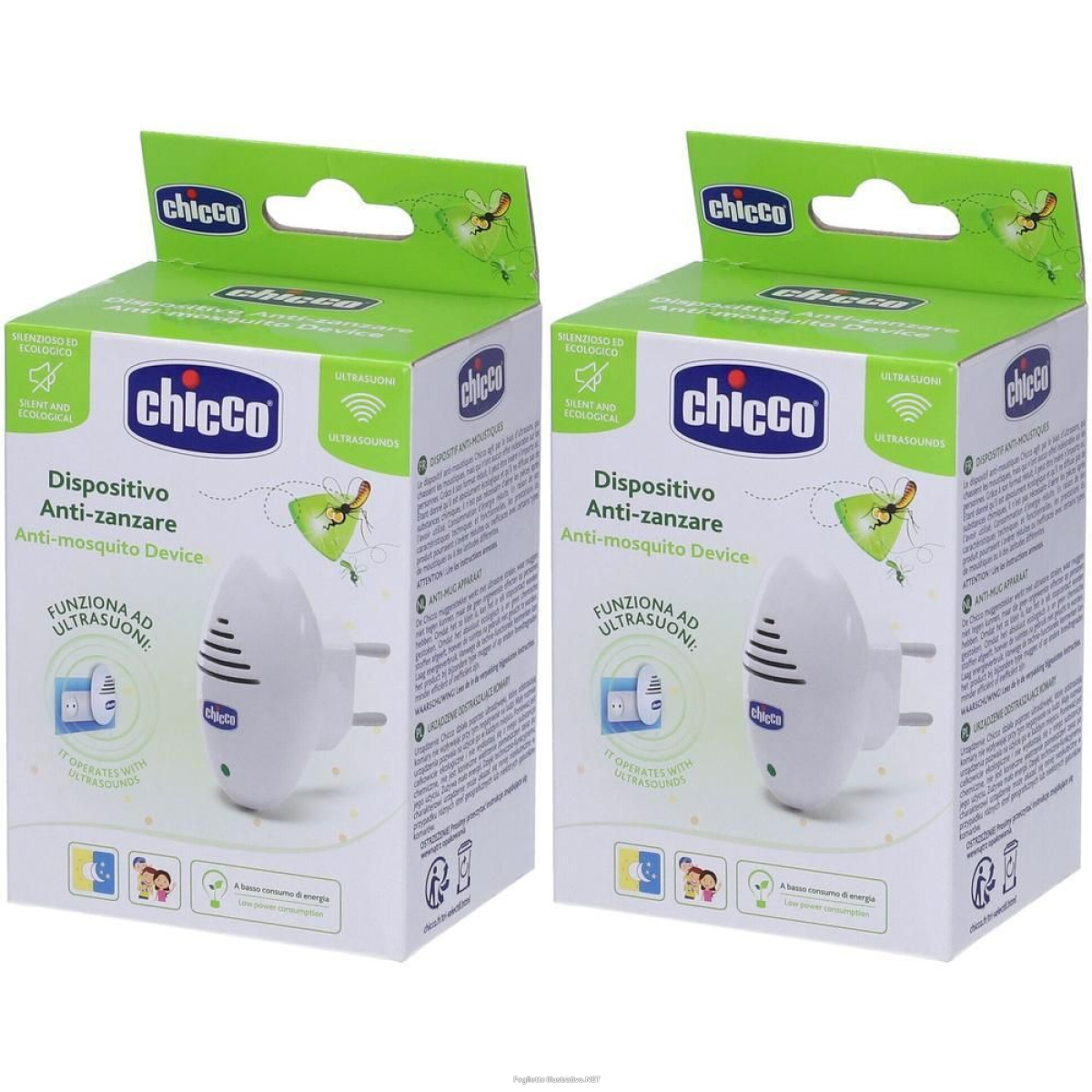 Cerca Prezzi di chicco dispositivo anti-zanzare ultrasuoni spina 2x1 st e acquista online