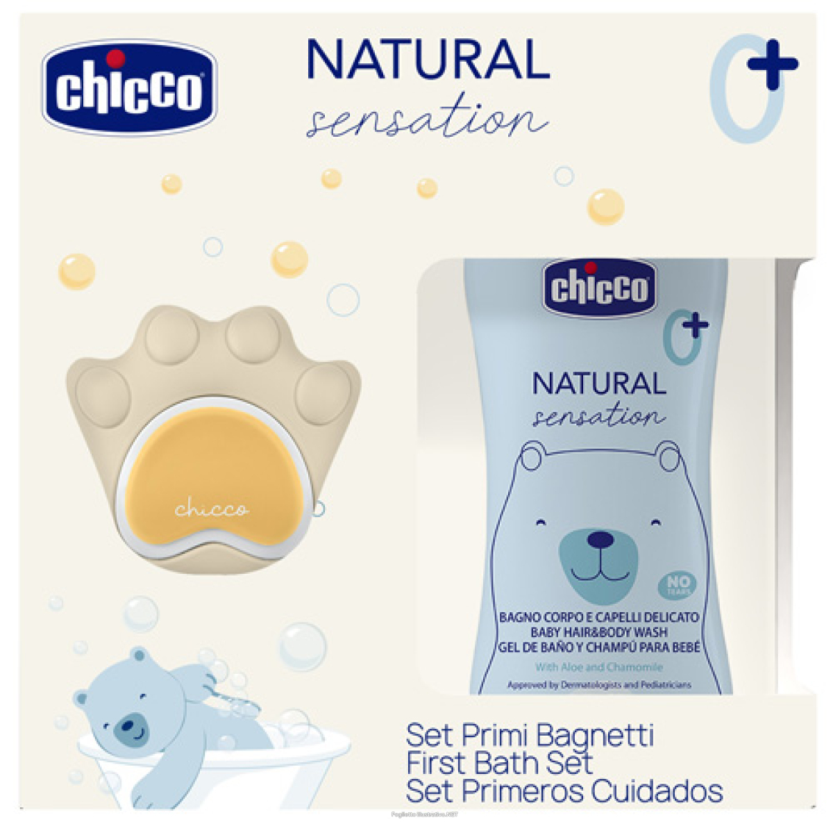 Cerca Prezzi di chicco natural sensation set detergente 200 ml + spugna e acquista online