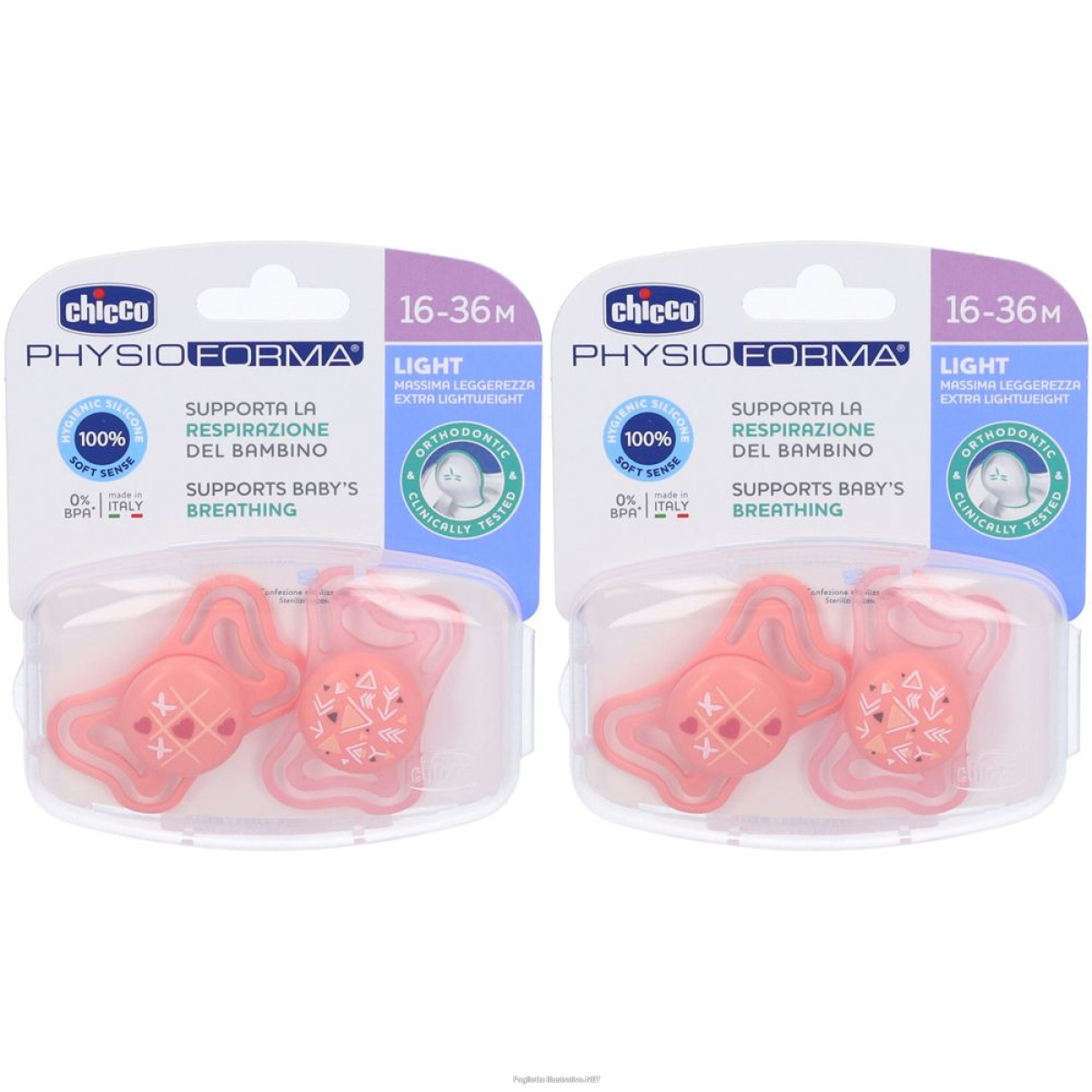 Cerca Prezzi di chicco physioforma light succhietto rosa 16-36 mesi set da 2 2x1 pz su e acquista online