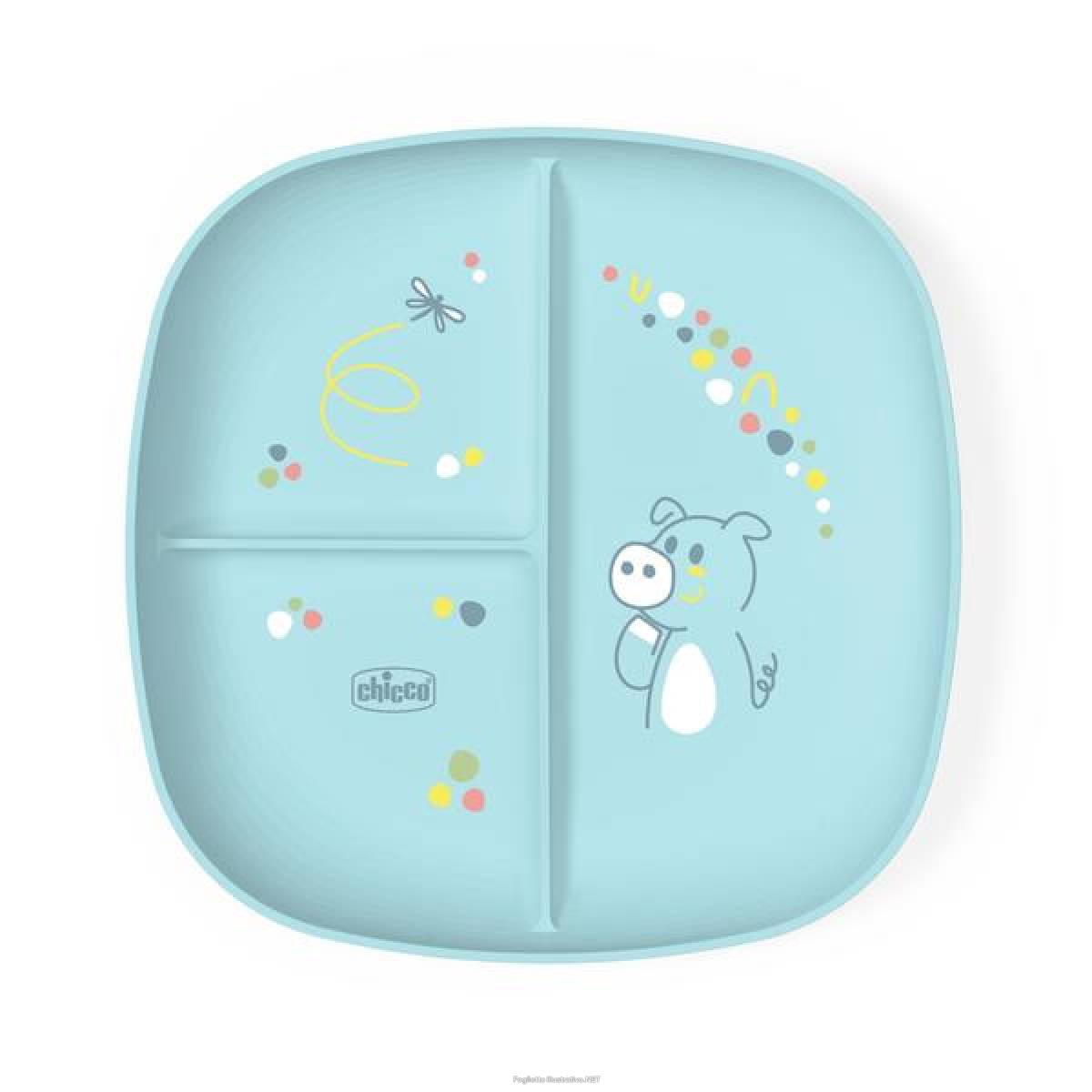 Cerca Prezzi di chicco piatto porzionato 18m+ azzurro e acquista online