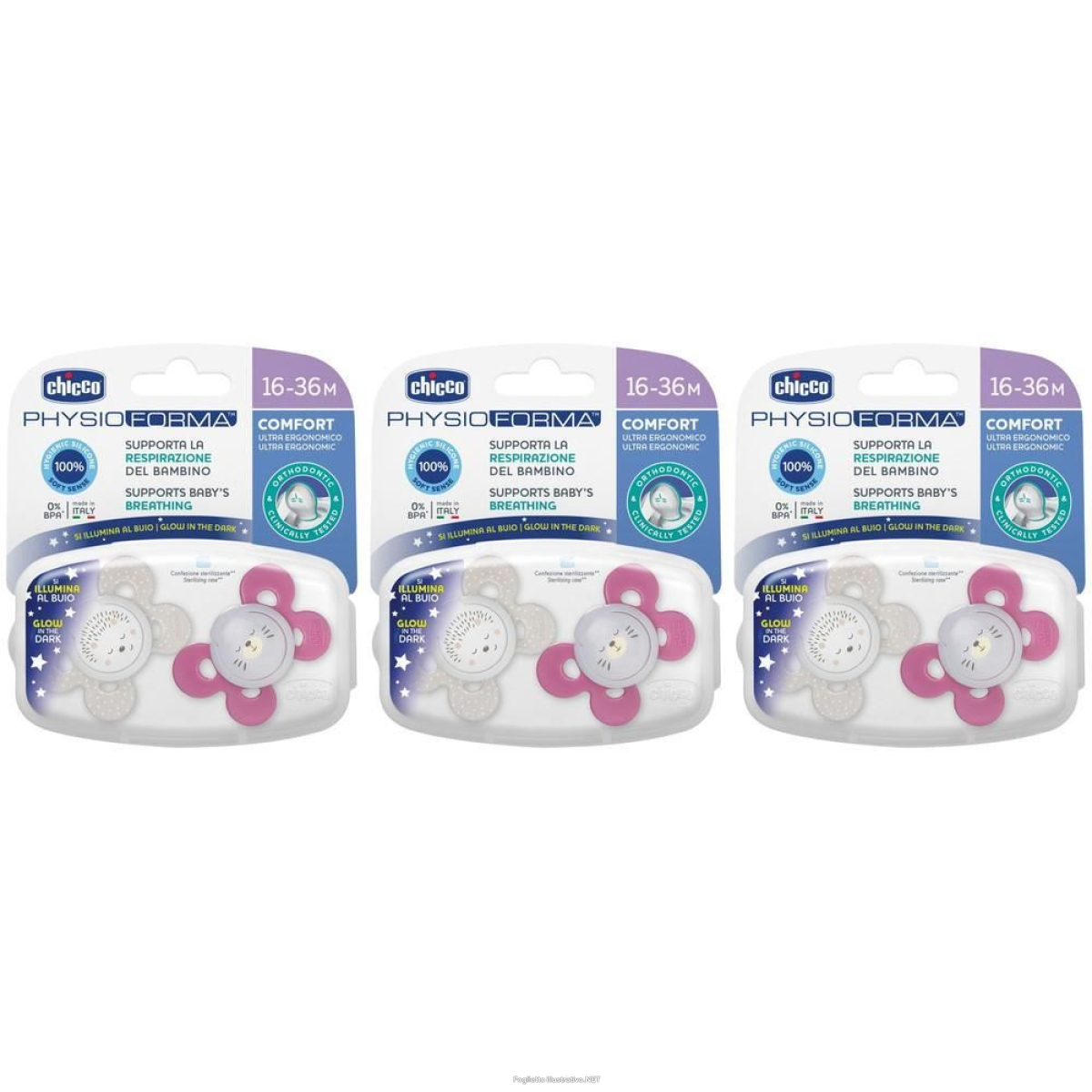 Cerca Prezzi di chicco succhietto comfort lumi in silicone g16-36 mesi 2 1 st e acquista online