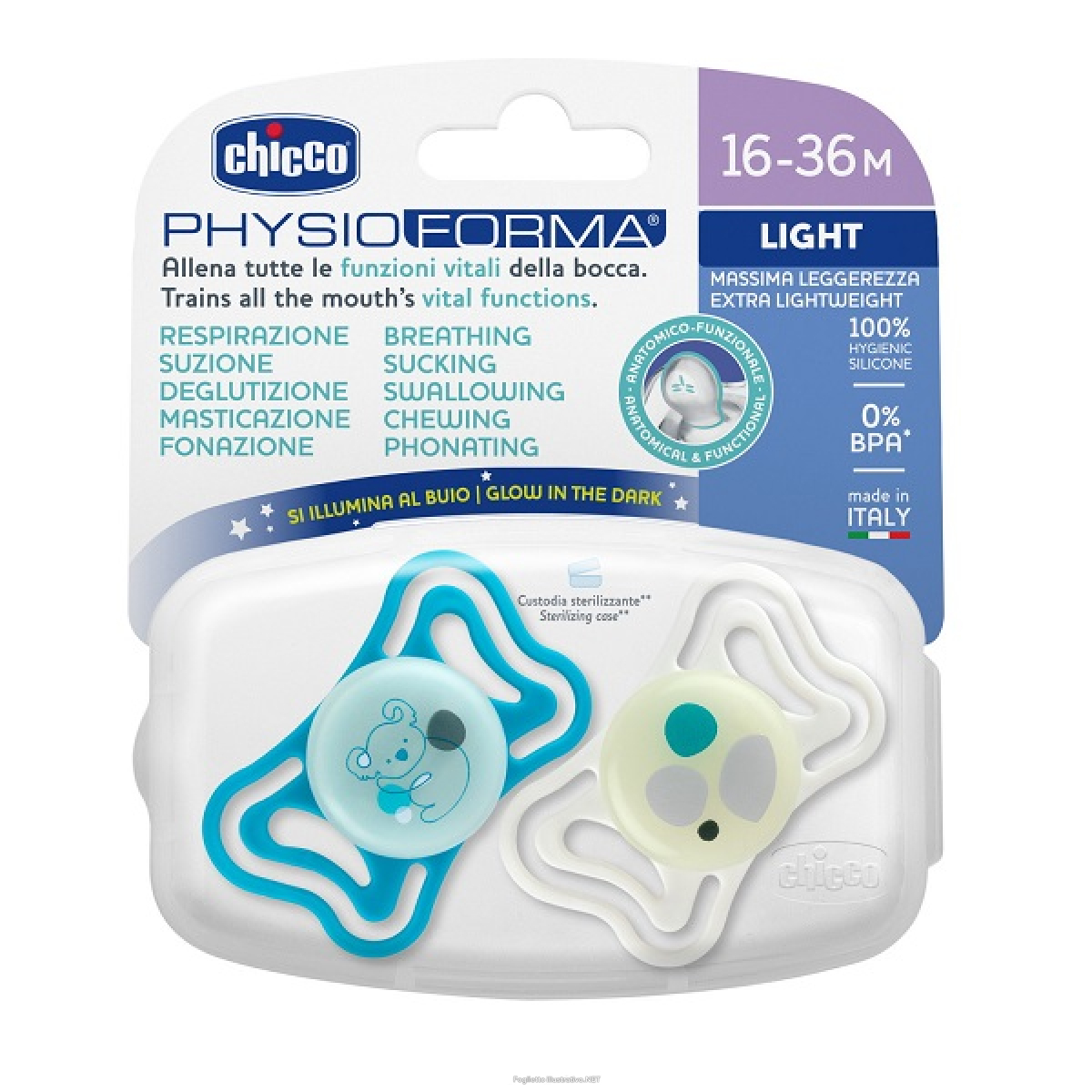 Cerca Prezzi di chicco succhietto light lumi silicone 16-36m 2 pezzi e acquista online