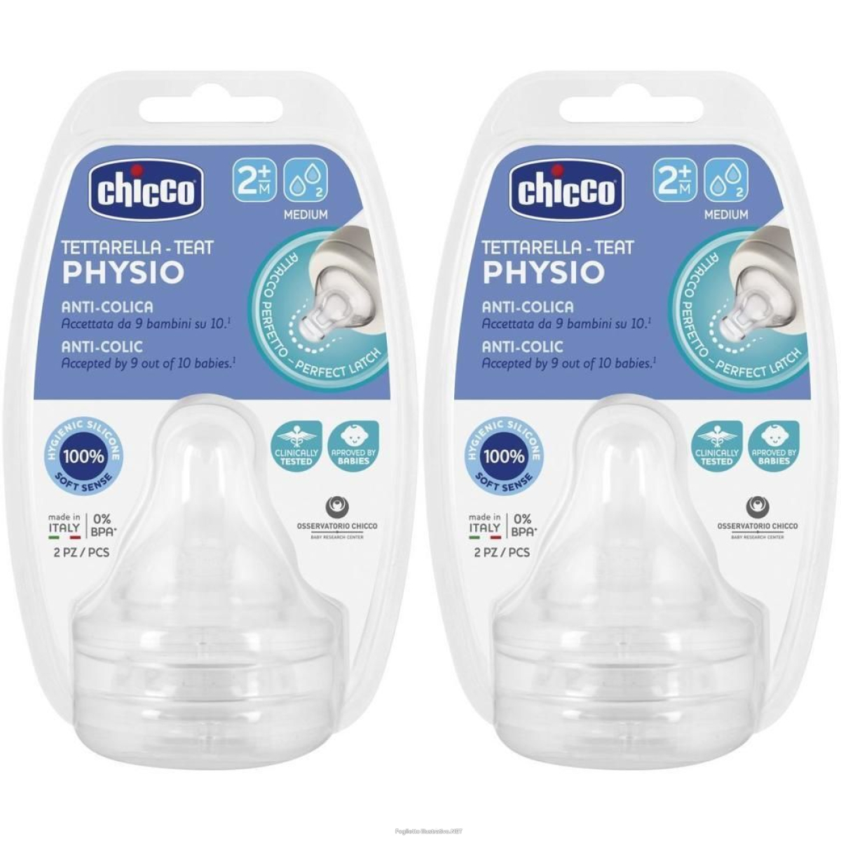 Cerca Prezzi di chicco tettarella perfect 5 2m in silicone 2 fori pezzi 1 st e acquista online