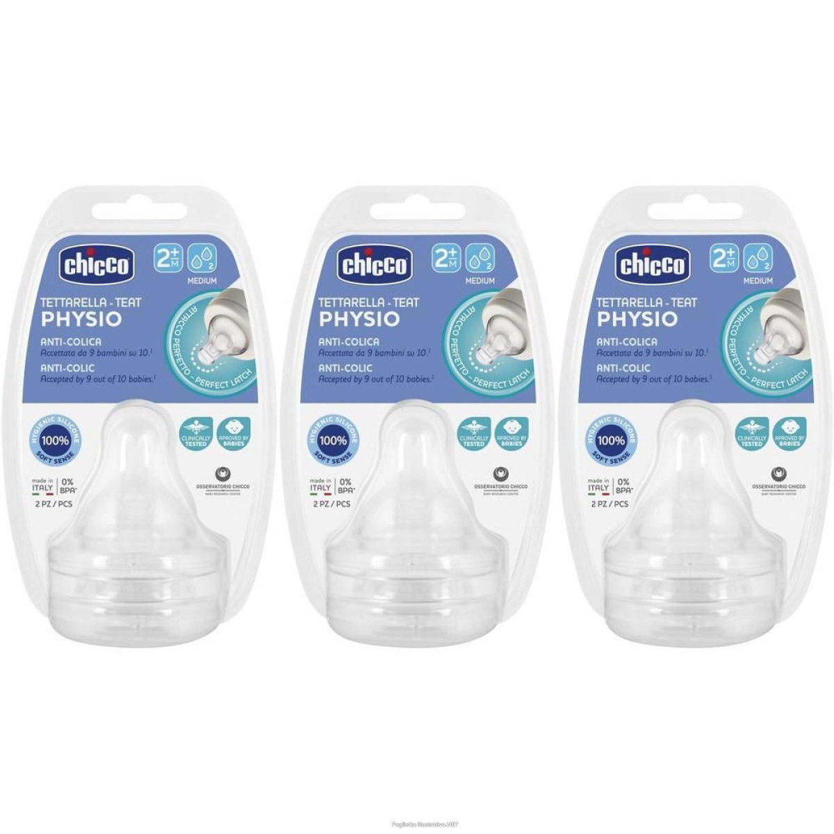 Cerca Prezzi di chicco tettarella perfect 5 2m in silicone 2 fori pezzi 1 st e acquista online