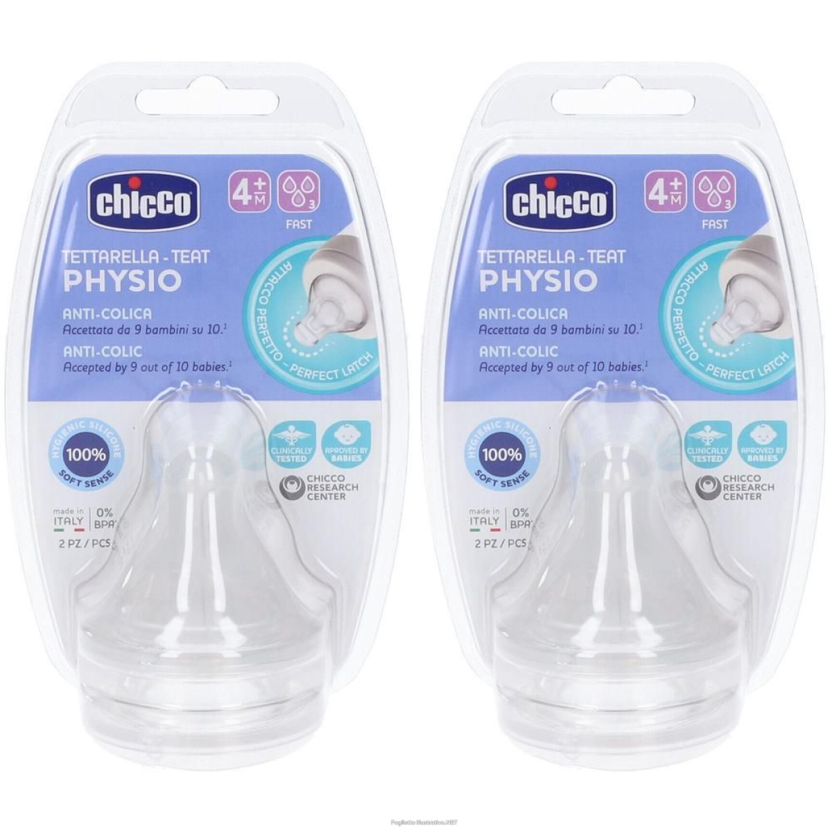 Cerca Prezzi di chicco tettarella perfect 5 in silicone 4+ mesi 2x1 st e acquista online