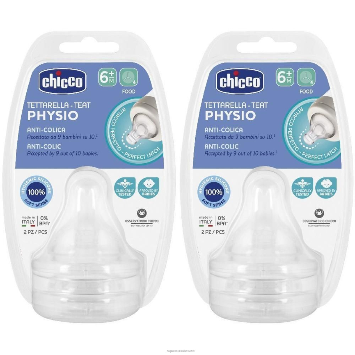 Cerca Prezzi di chicco tettarella physio silicone 2x1 st e acquista online