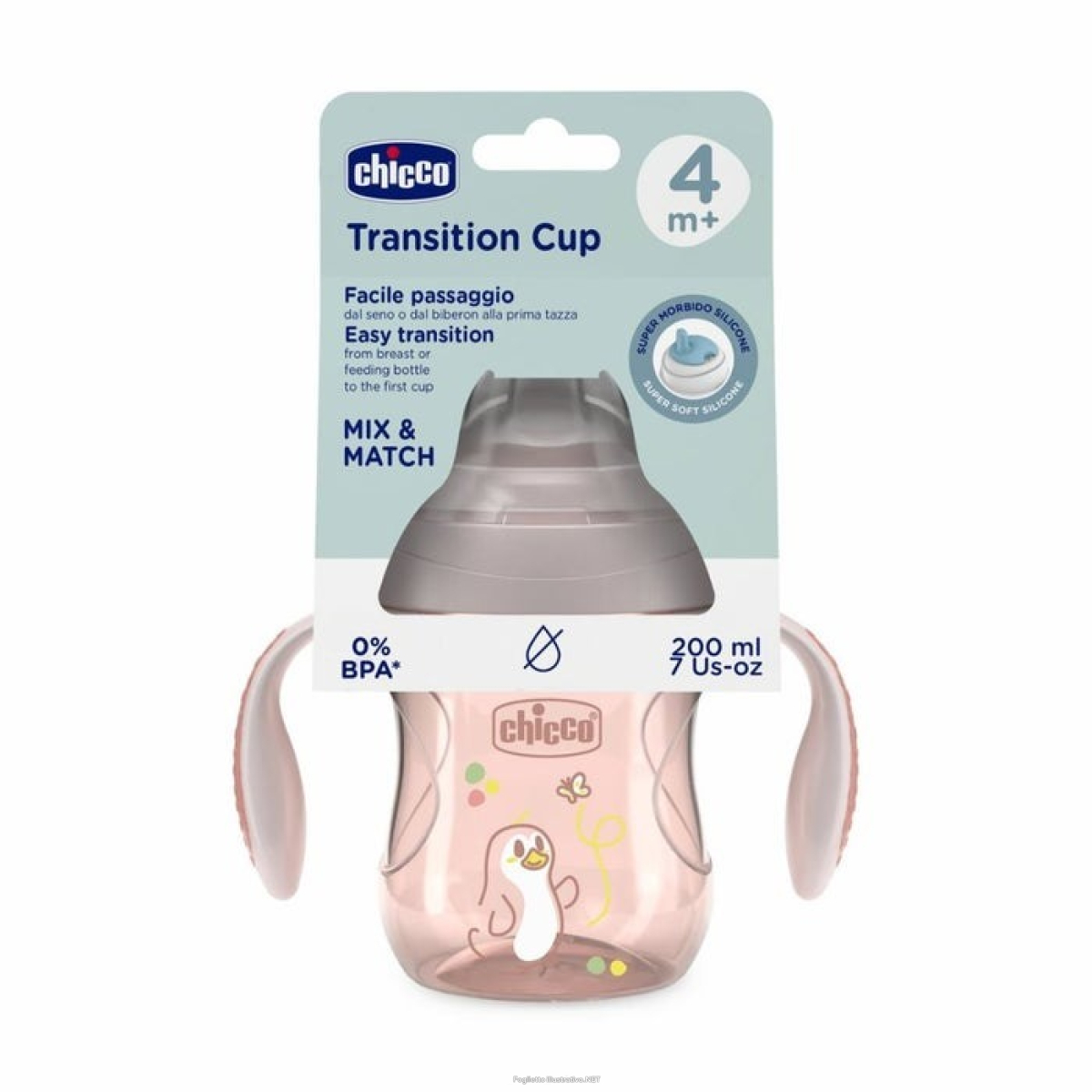 Cerca Prezzi di chicco transition cup tazza 4m+ colore rosa 200 ml e acquista online