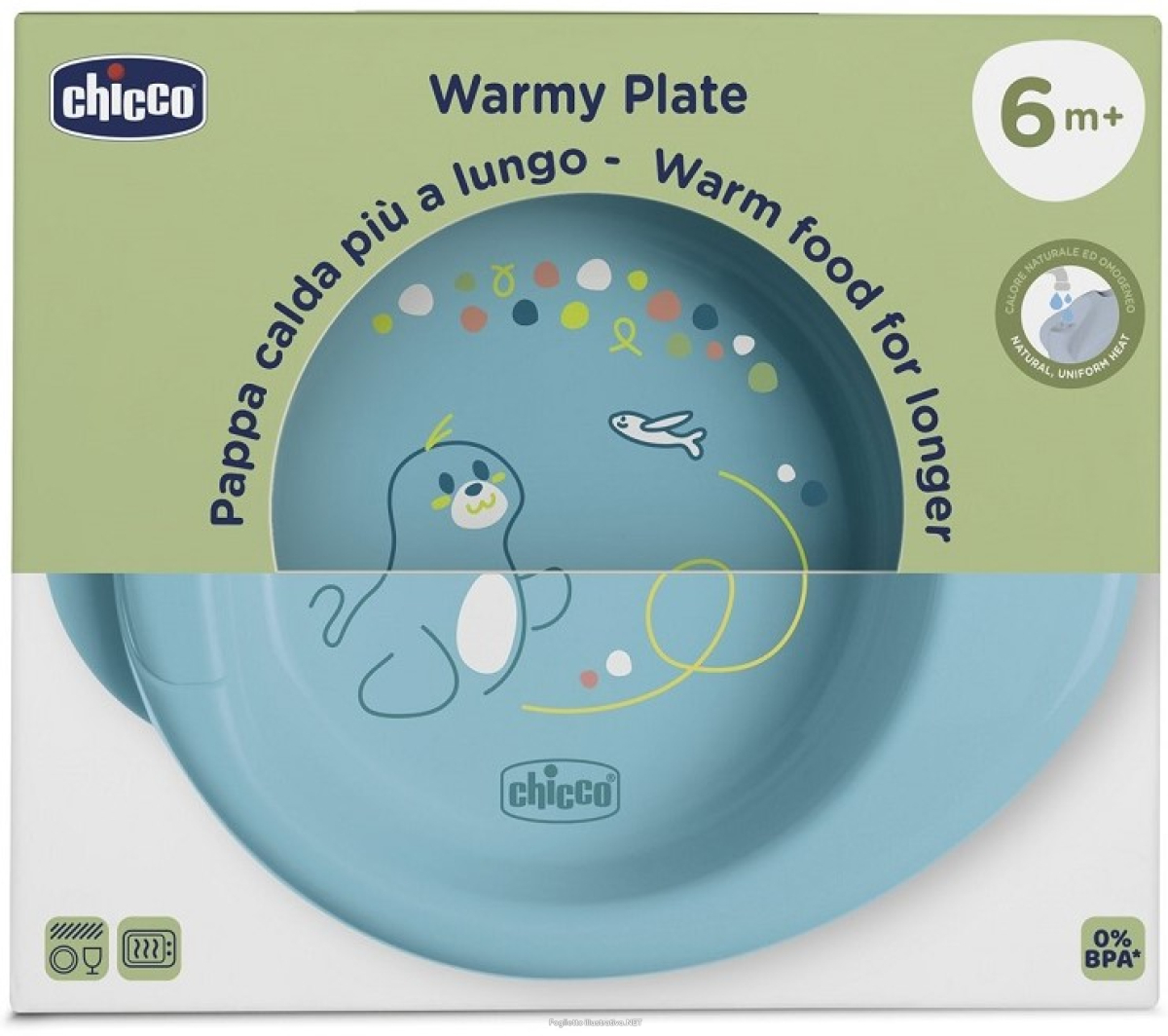 Cerca Prezzi di chicco warmy piatto pappa calda 6m+ azzurro 1 pezzo e acquista online