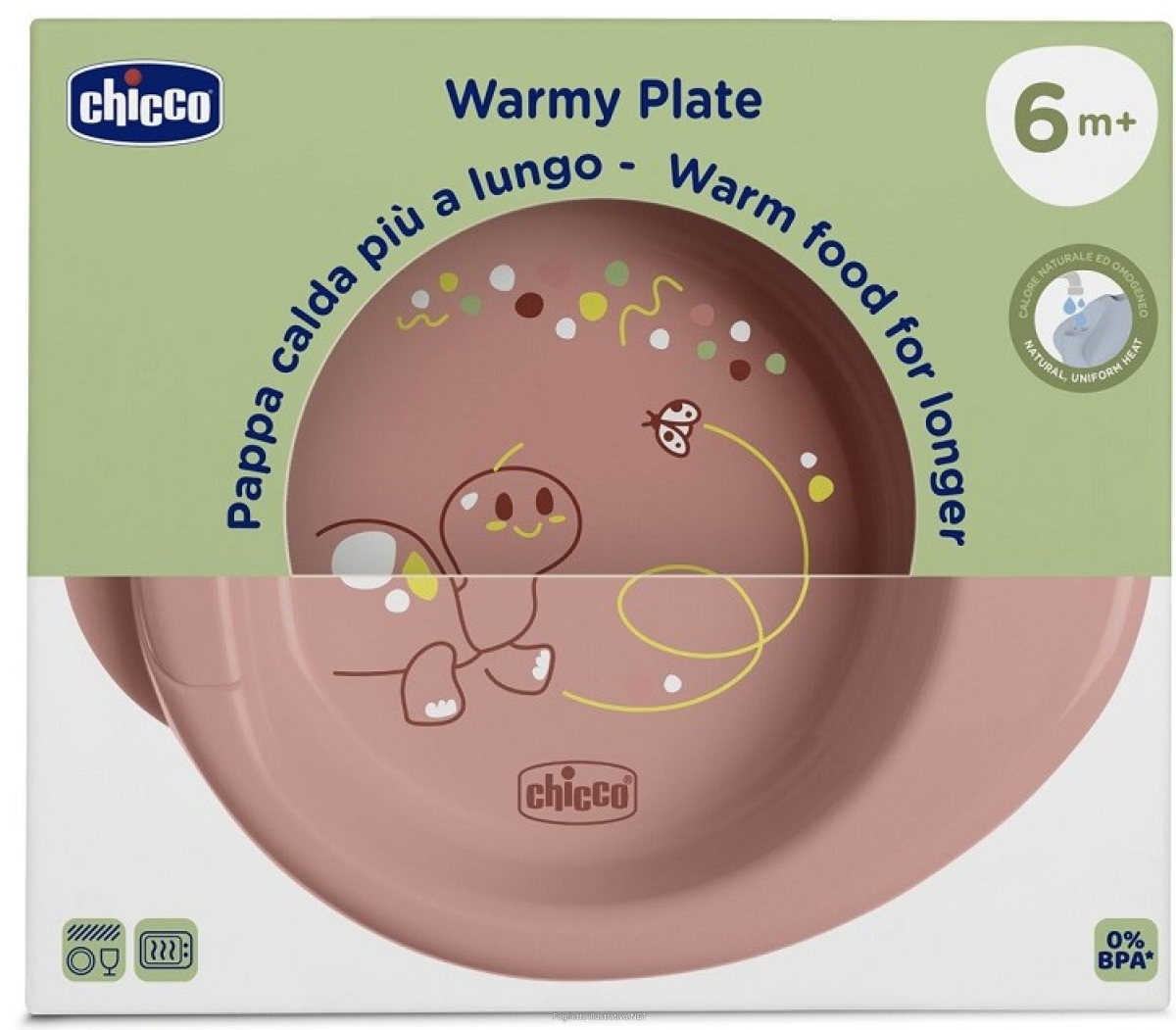 Cerca Prezzi di chicco warmy plate piatto per pappa calda 6m+ rosa, 1 pezzo e acquista online