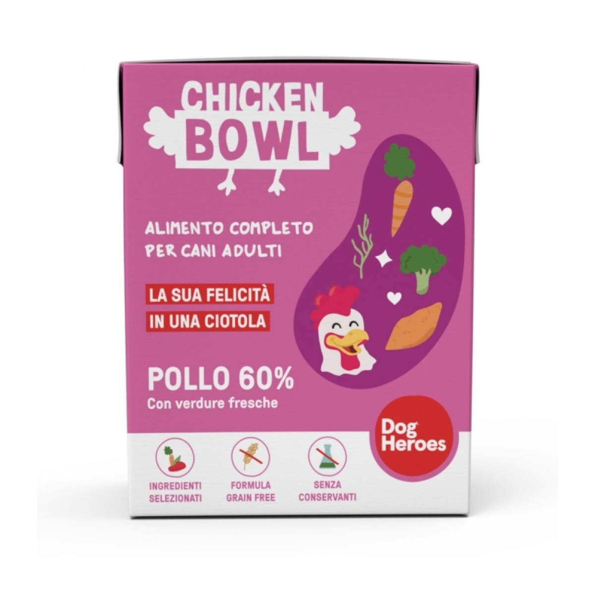 Cerca Prezzi di Chicken bowl pollo - alimento completo per cani adulti sensibili o per il controllo del peso 390 gr e acquista online