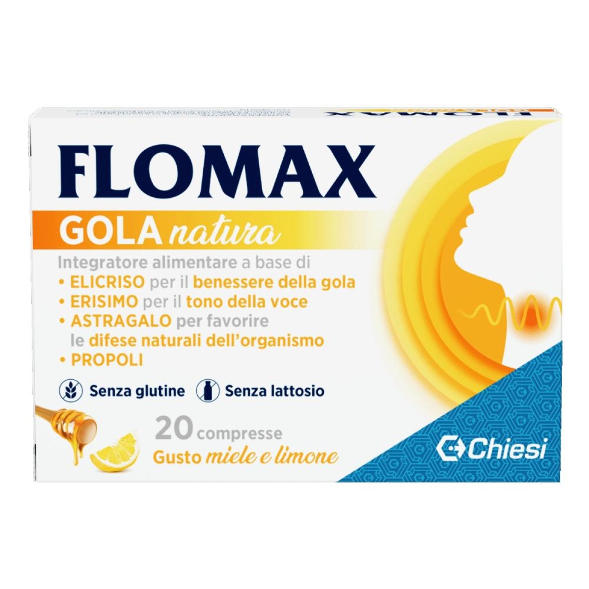 Cerca Prezzi di Chiesi flomax gola natura al miele e limone - integratore per il benessere della gola, 20 compresse e acquista online