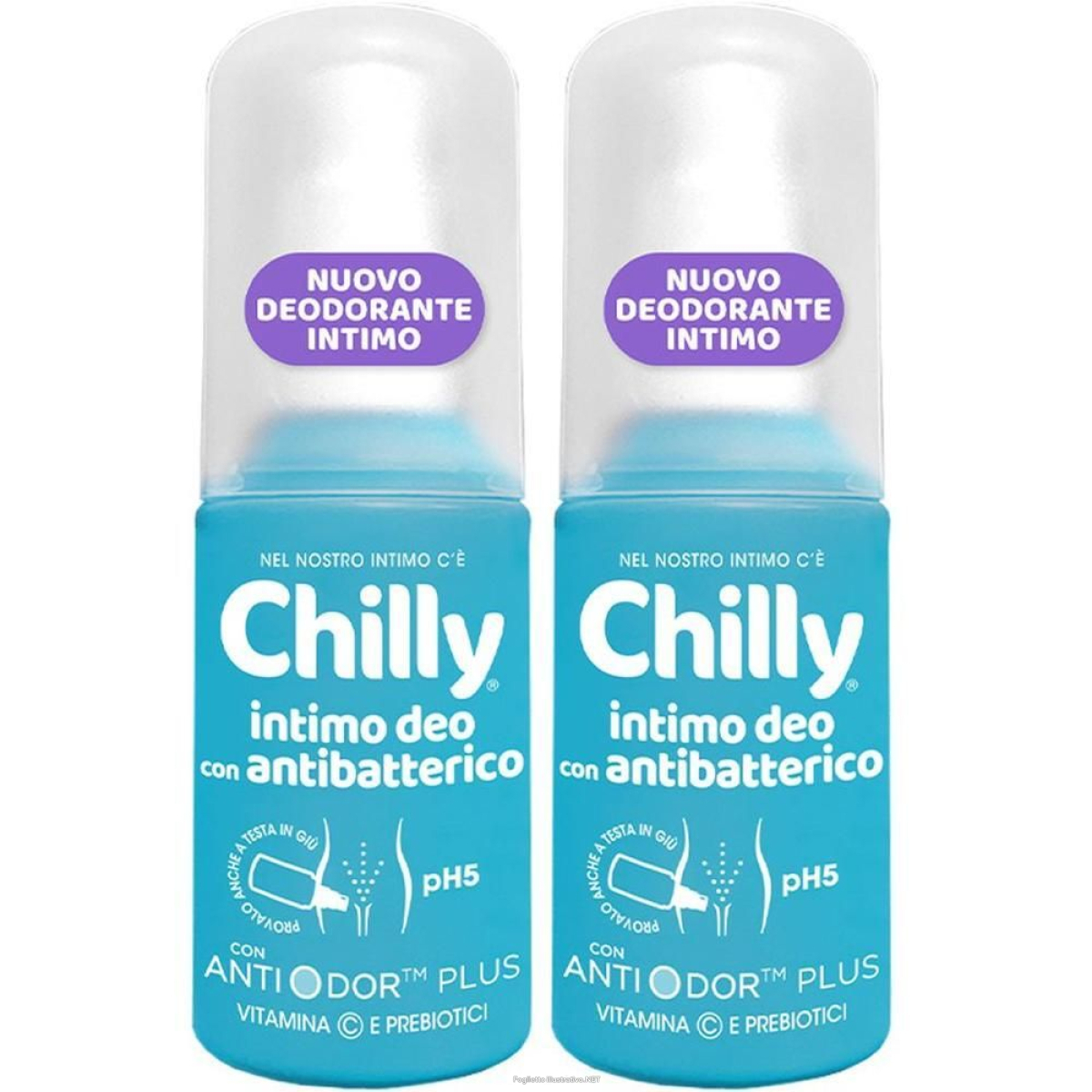 Cerca Prezzi di chilly deodorante intimo antibatterico 2x50 ml e acquista online