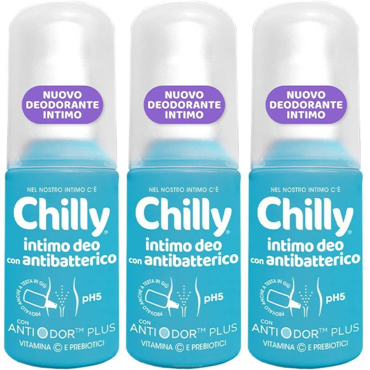 Cerca Prezzi di chilly deodorante intimo antibatterico 3x50 ml e acquista online