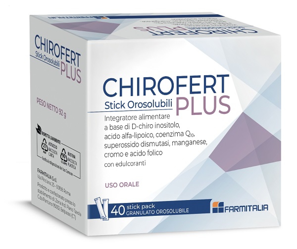 Cerca Prezzi di Chirofert plus 40 stick pack da 2,3 g granulato orosolubile con edulcoranti senza glutine naturalmente privo di lattosio e acquista online