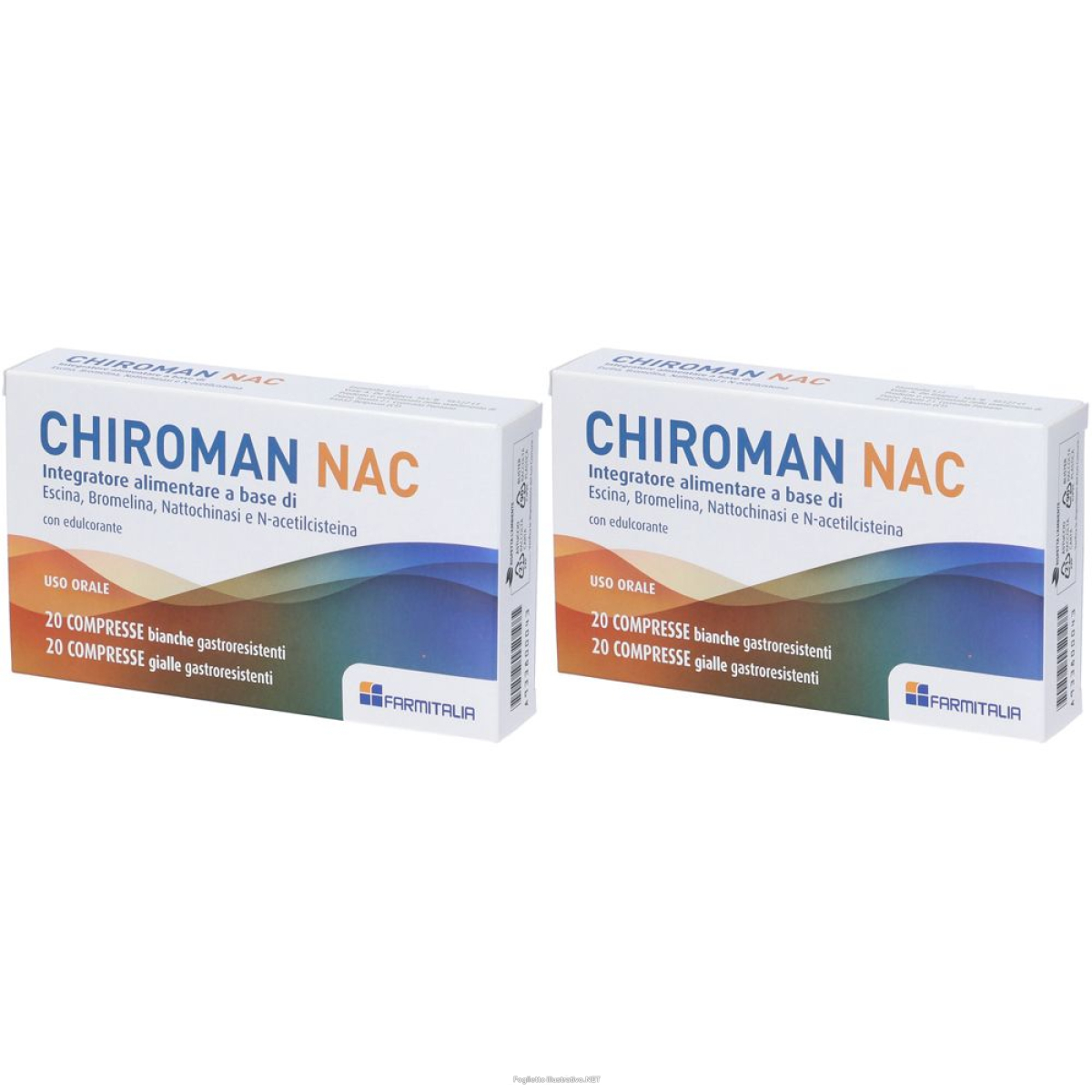 Cerca Prezzi di chiroman nac set da 2 2x40 pz compresse e acquista online