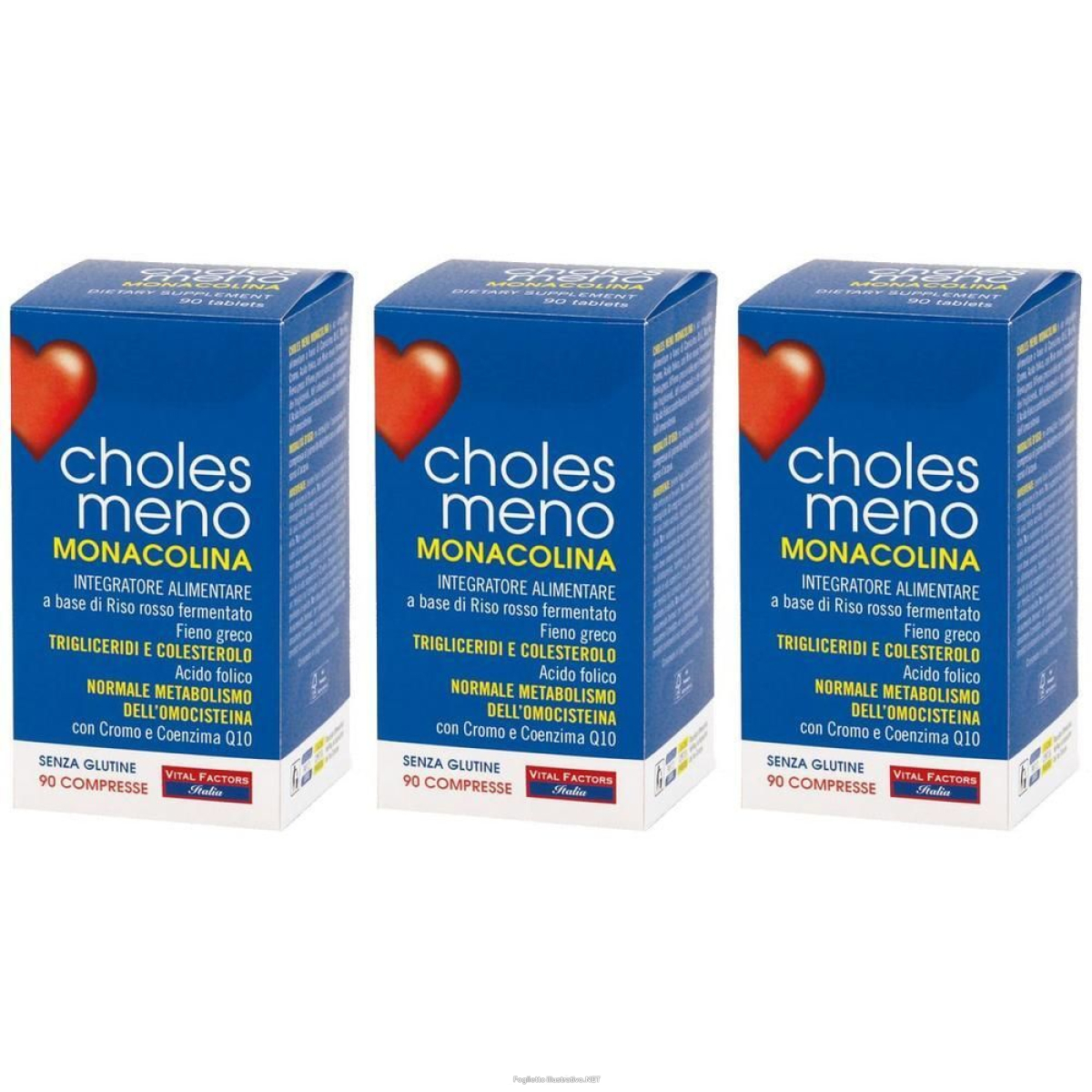 Cerca Prezzi di choles meno monacolina 90 compresse 3x36 g e acquista online
