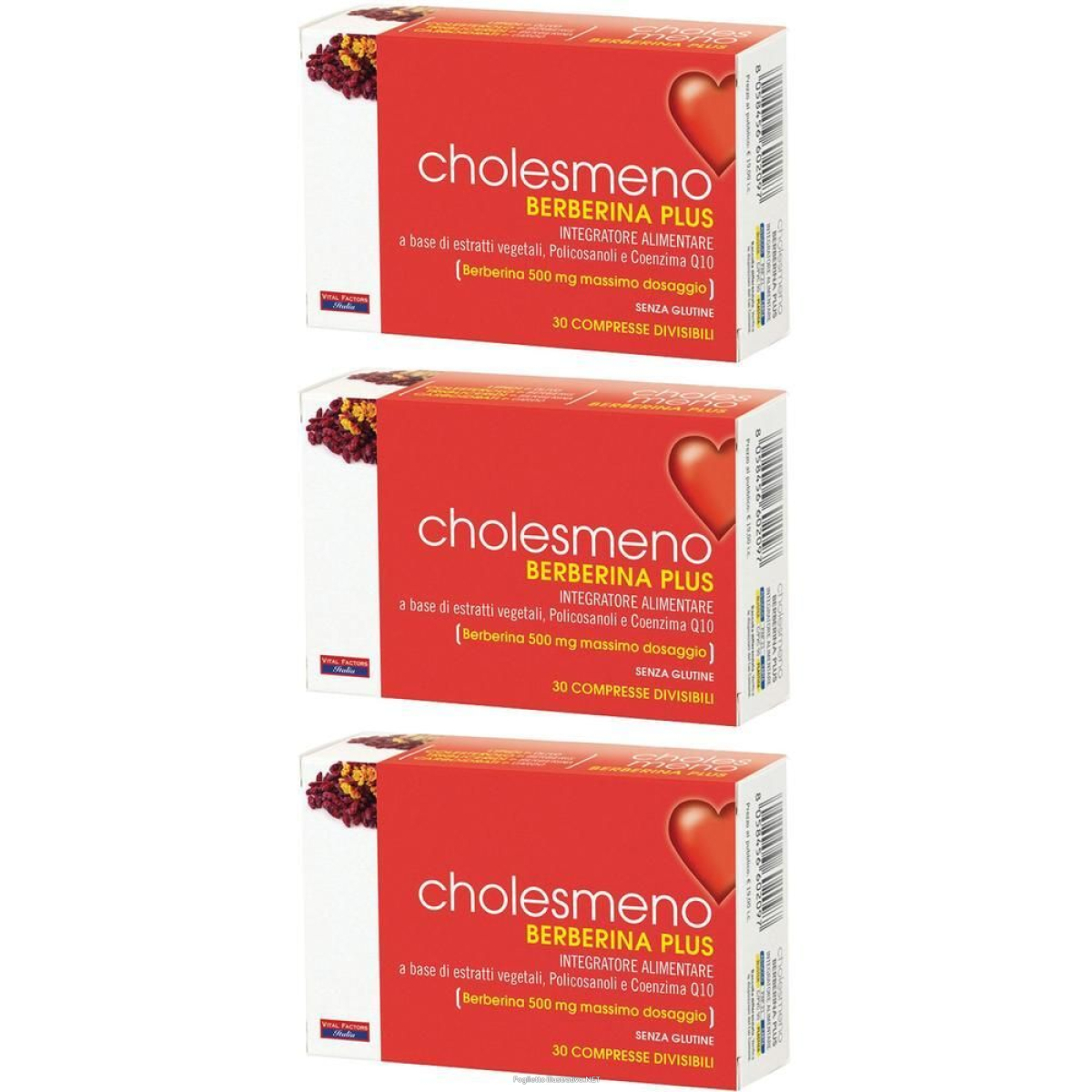 Cerca Prezzi di cholesmeno berberina plus 30 compresse 3x36 g e acquista online