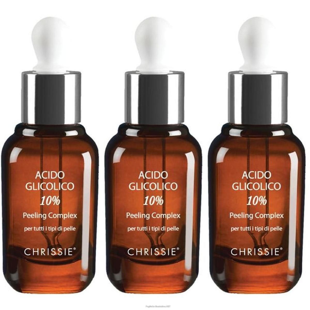 Cerca Prezzi di chrissie acido glicolico 10% peeling complex tutti i tipi di pelle 3x3 e acquista online