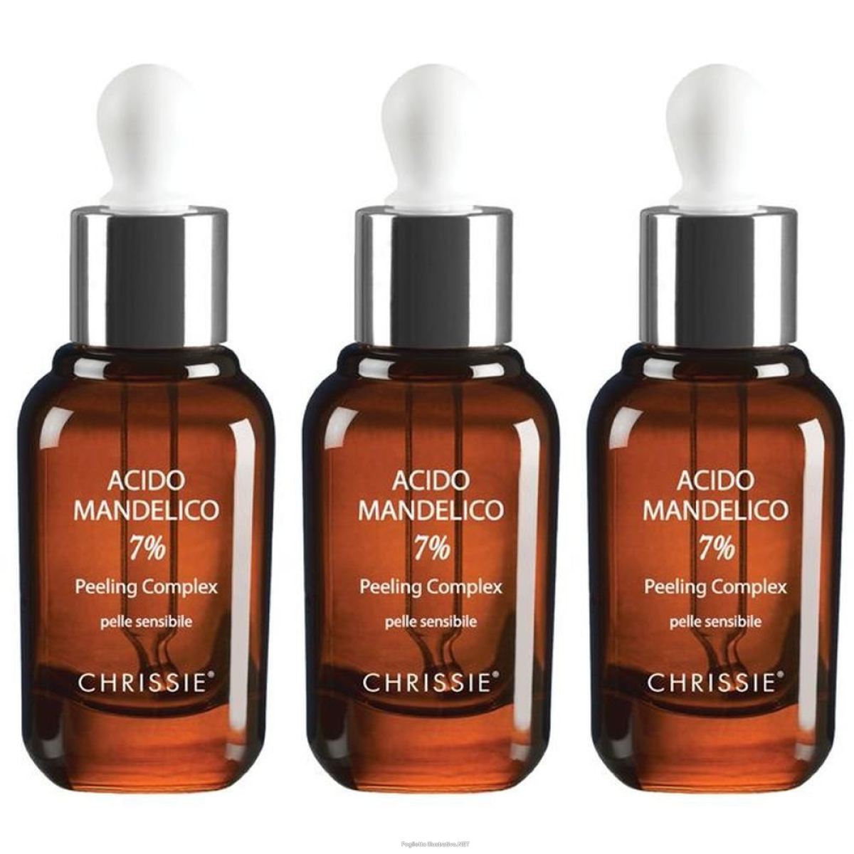Cerca Prezzi di chrissie acido mandelico 7% peeling complex pelle sensibile 3x30 ml e acquista online