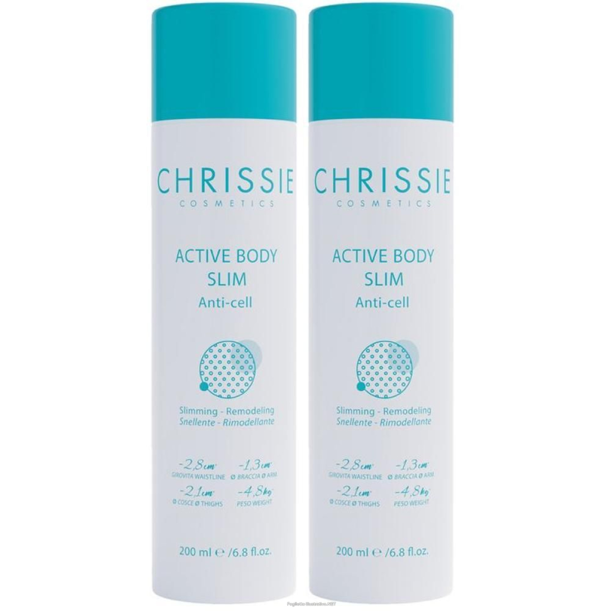 Cerca Prezzi di chrissie active body slim anti-cell 2x200 ml crema e acquista online