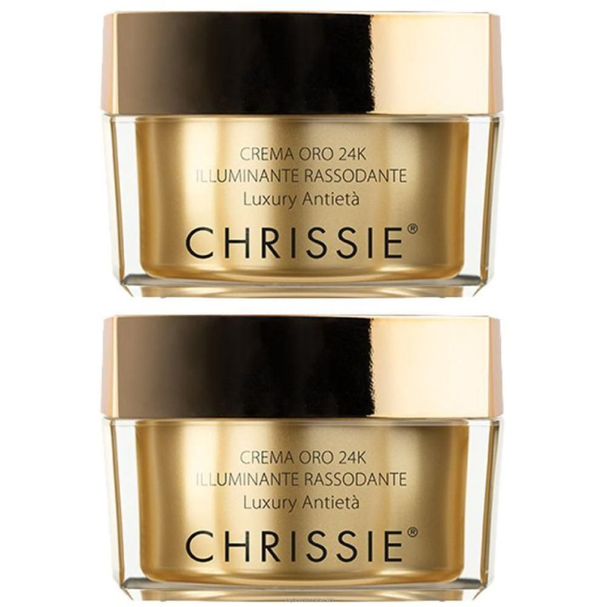 Cerca Prezzi di chrissie crema oro 24k illuminante rassodante 2x50 ml e acquista online