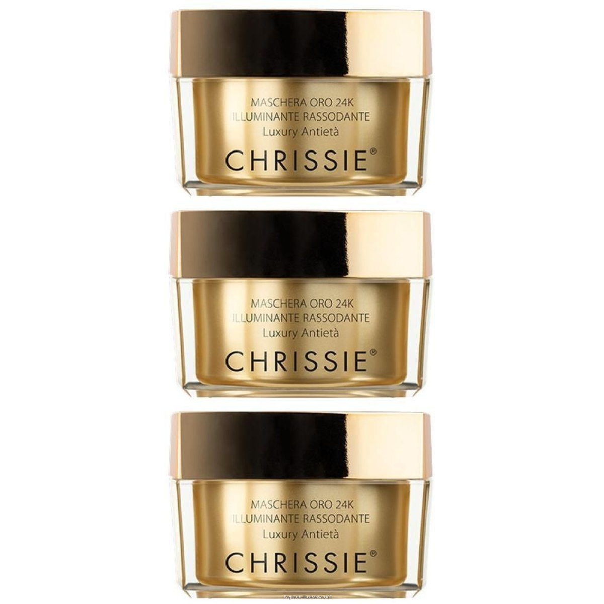 Cerca Prezzi di chrissie maschera oro 24k illuminante rassodante 3x50 ml e acquista online