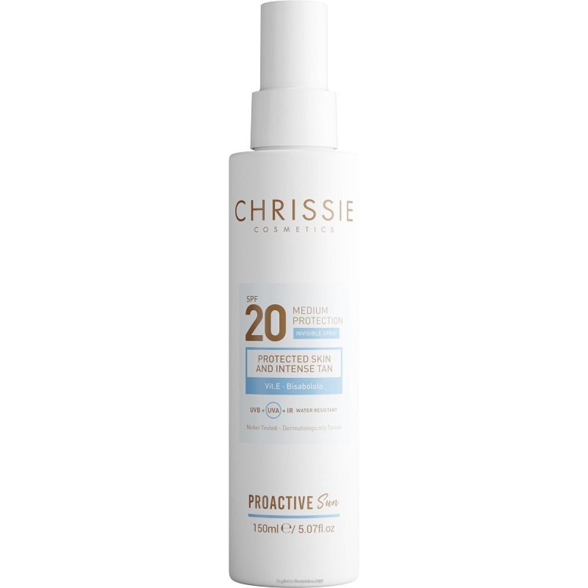 Cerca Prezzi di chrissie proactive sun spf20 invisible spray 150 ml crema solare e acquista online