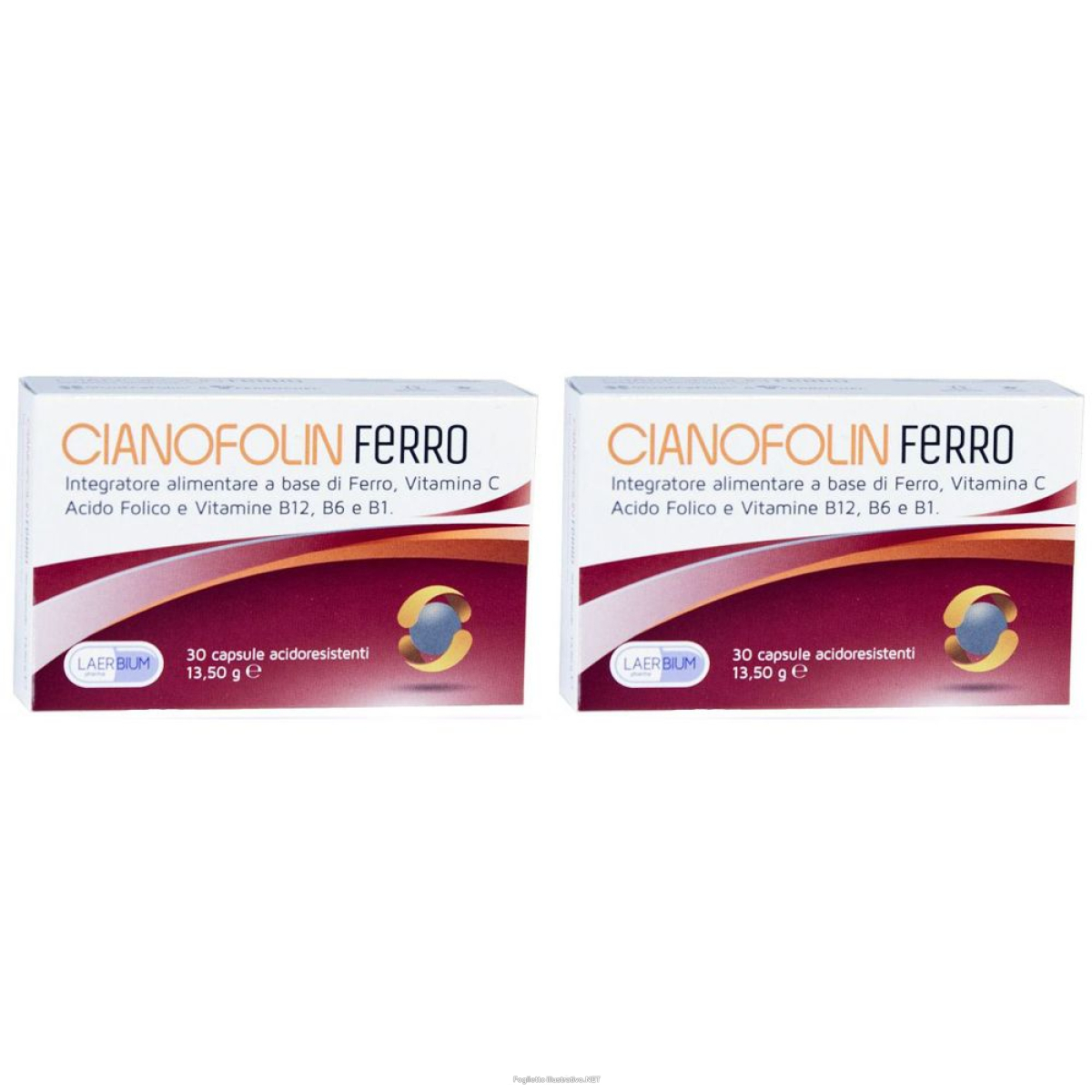 Cerca Prezzi di cianofolin ferro set da 2 2x13,5 g capsule e acquista online