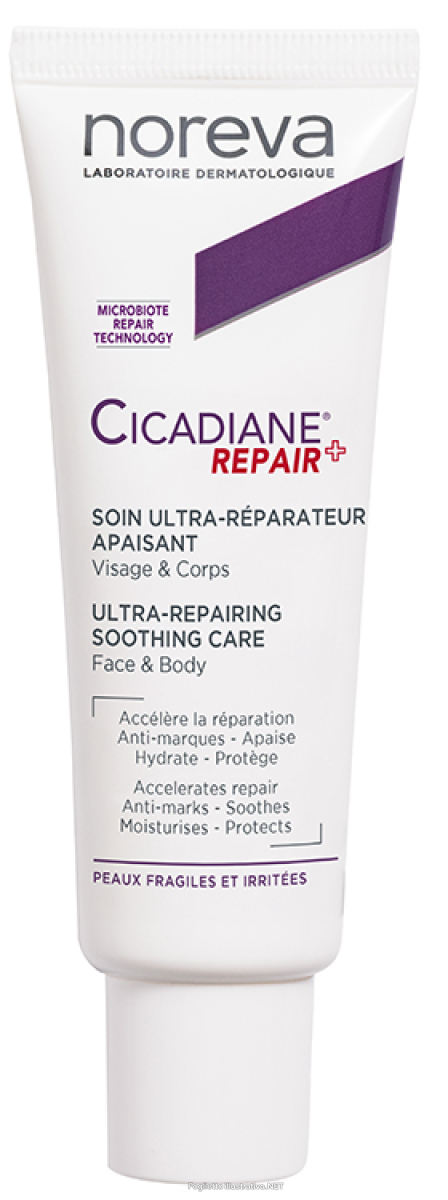 Cerca Prezzi di cicadiane repair+ crema idratante lenitiva e riparatrice per pelli fragili e irritate viso e corpo 40ml e acquista online