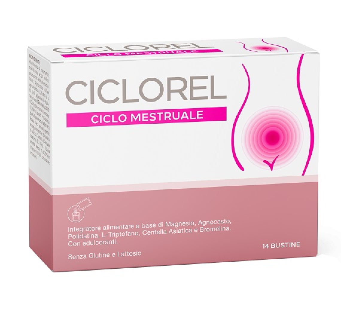Cerca Prezzi di Ciclorel ciclo mestruale 14 bustine 5 g con edulcoranti senza glutine e senza lattosio e acquista online