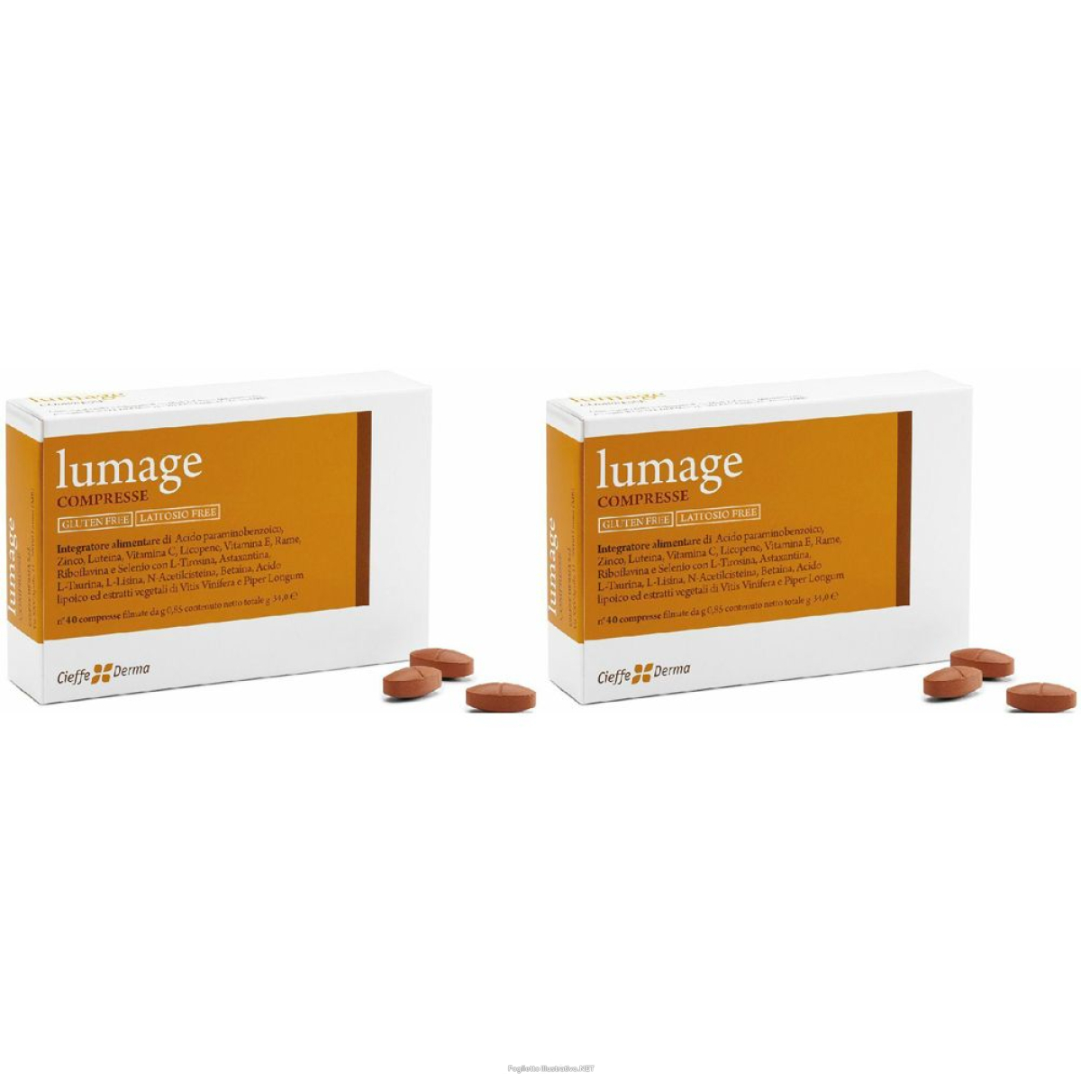 Cerca Prezzi di cieffe derma lumage set da 2 2x40 pz compresse e acquista online