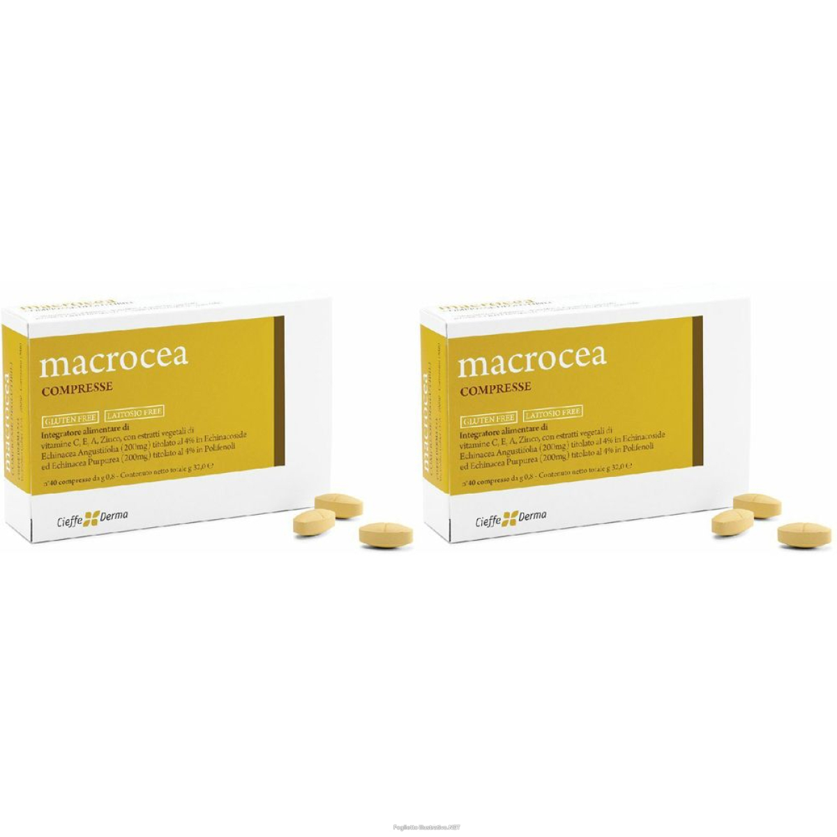 Cerca Prezzi di cieffe derma macrocea compresse set da 2 2x40 pz e acquista online