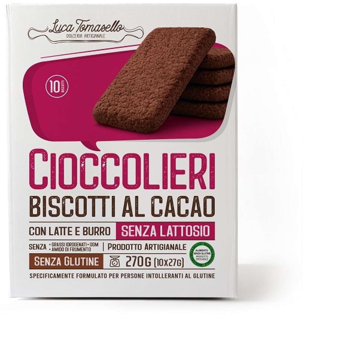 Cerca Prezzi di Cioccolieri biscotti cacao senza glutine 270 g e acquista online