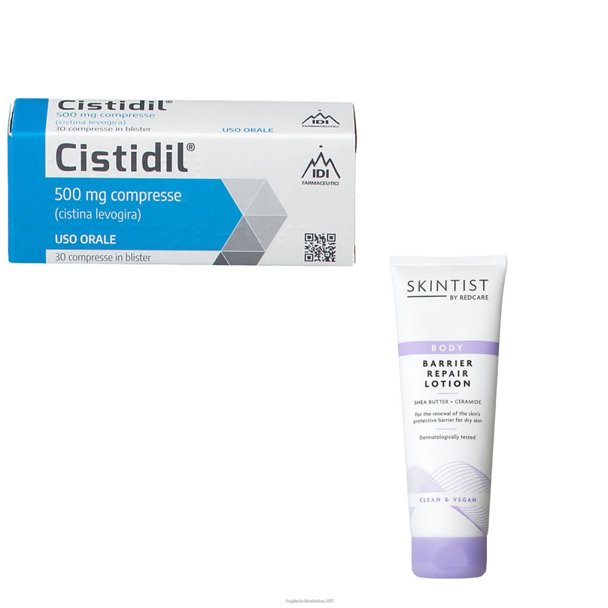 Cerca Prezzi di cistidil® 500 mg + skintist body 1 pz set e acquista online