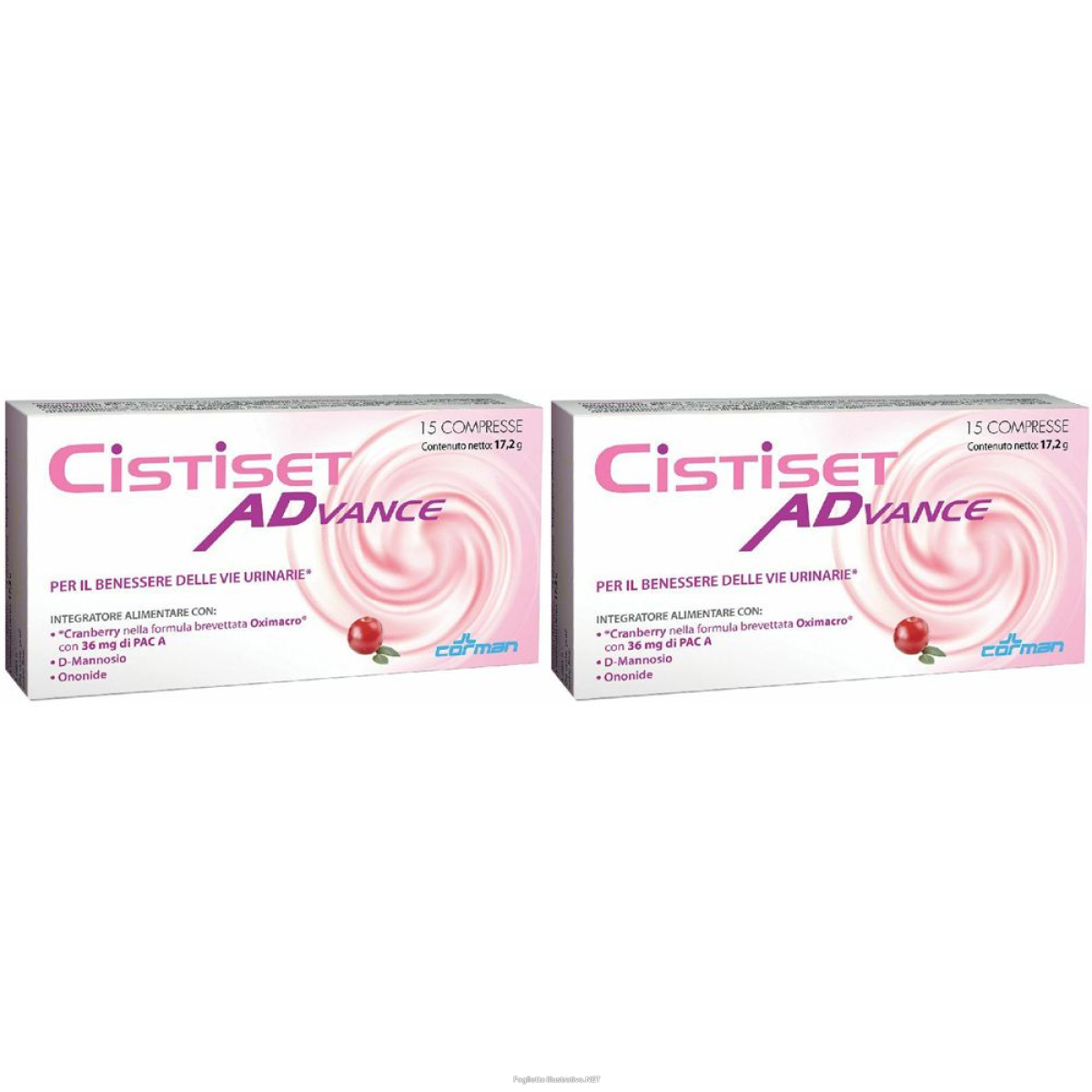 Cerca Prezzi di cistiset advance set da 2 2x15 pz compresse e acquista online