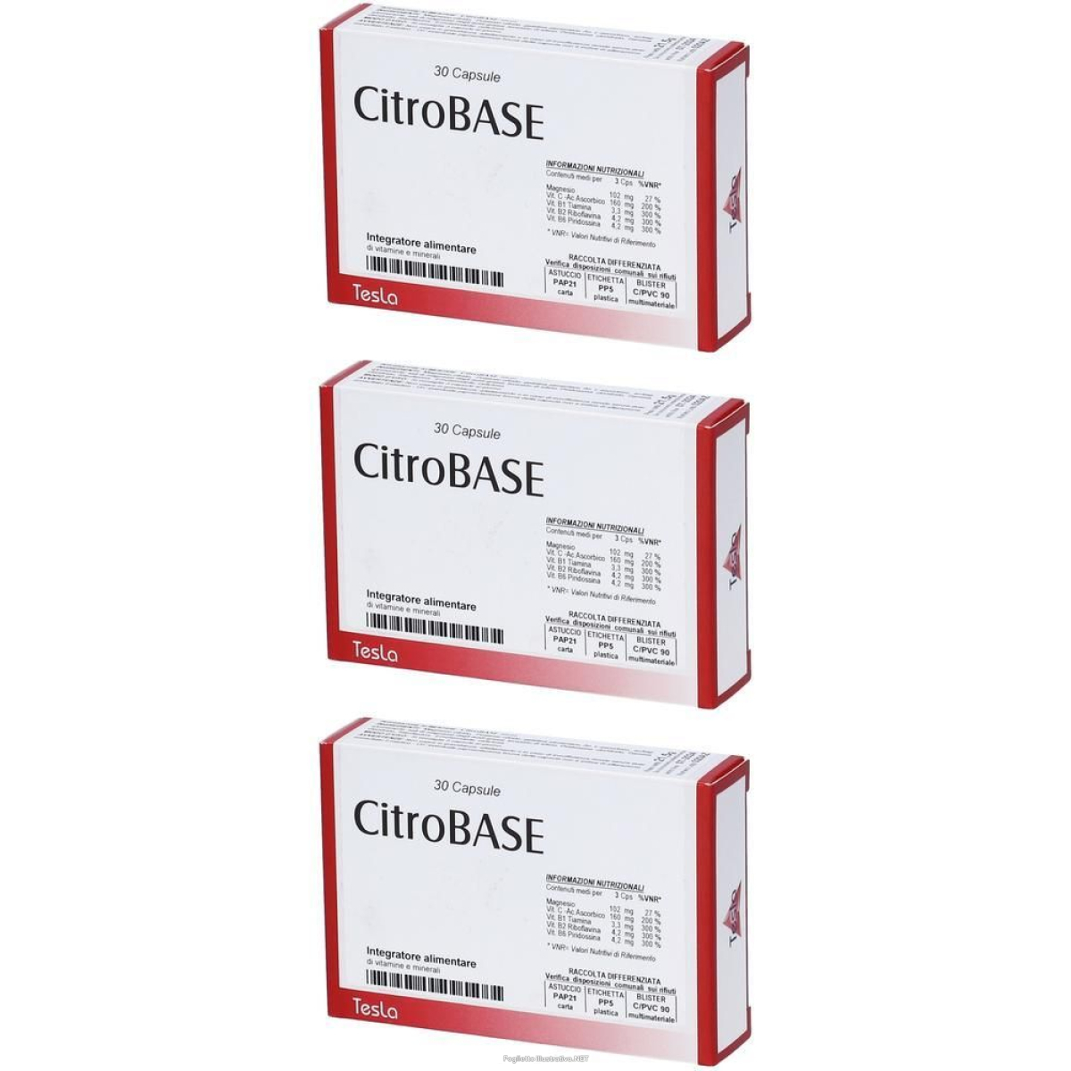 Cerca Prezzi di citrobase 30cps 22g 3x30 pz capsule e acquista online