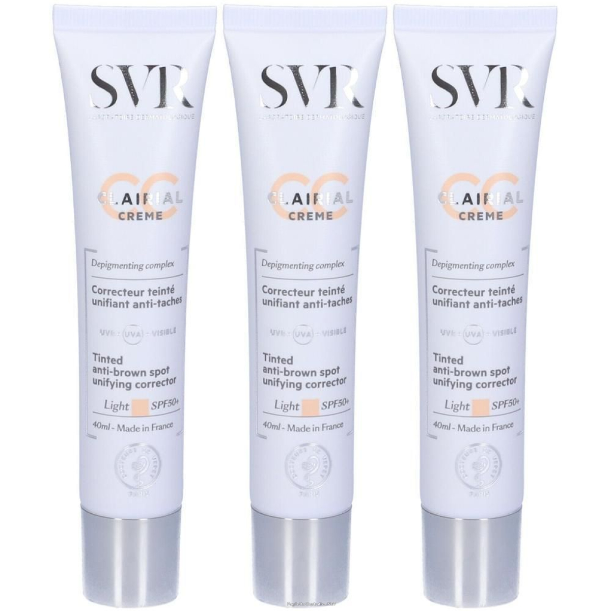 Cerca Prezzi di clairial svr spf50+ light 40 ml 3x40 ml crema e acquista online