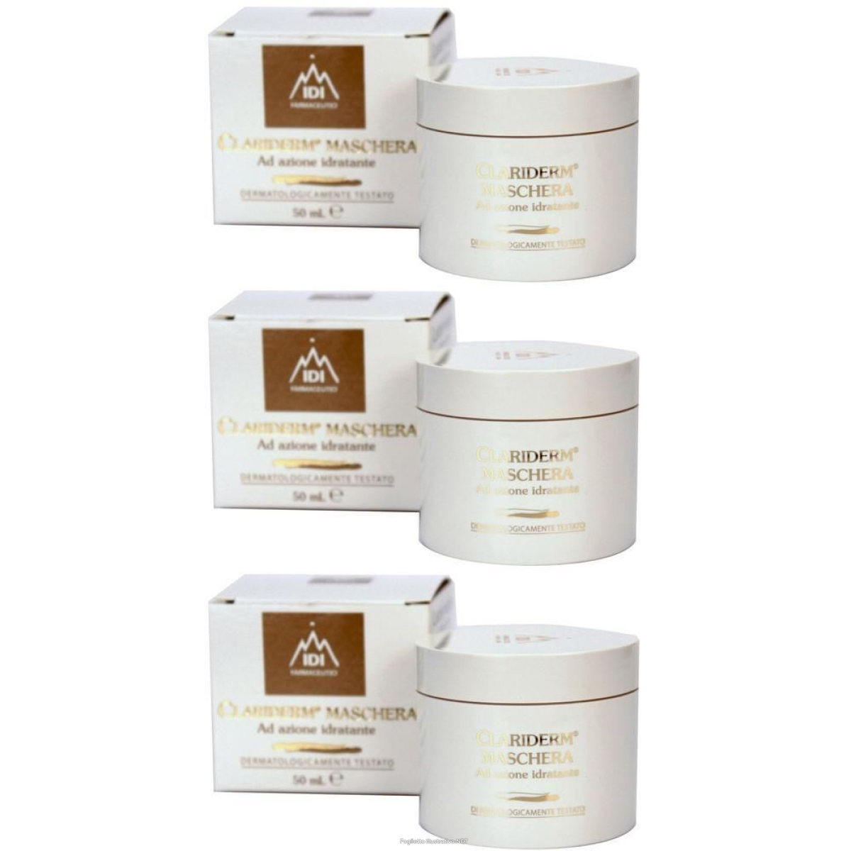 Cerca Prezzi di clariderm maschera idratante 3x50 ml crema e acquista online