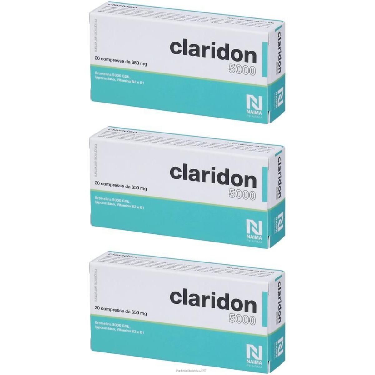 Cerca Prezzi di claridon 5000 20 compresse 3x12 g e acquista online