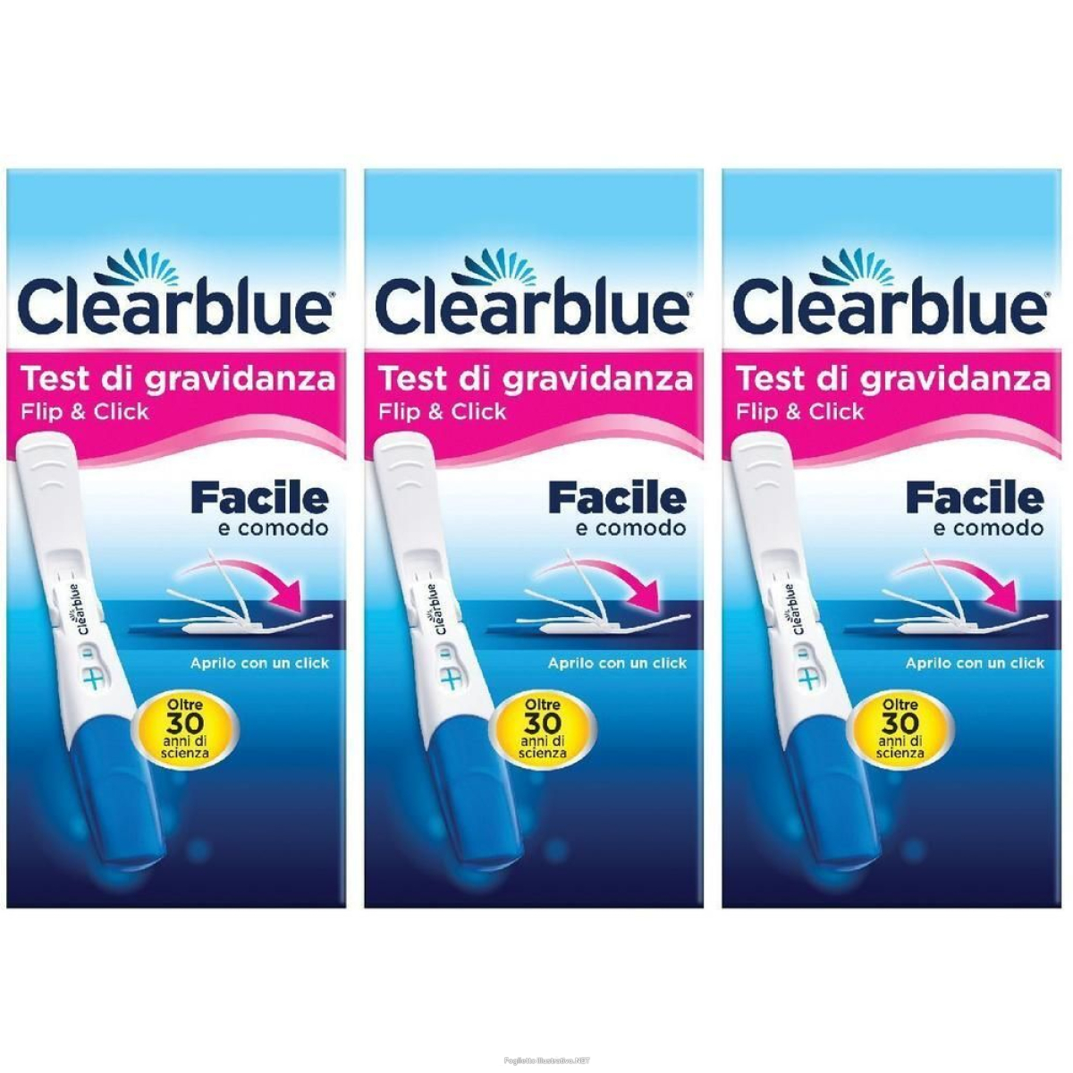 Cerca Prezzi di clearblue® test di gravidanza flip & click 1 pz e acquista online