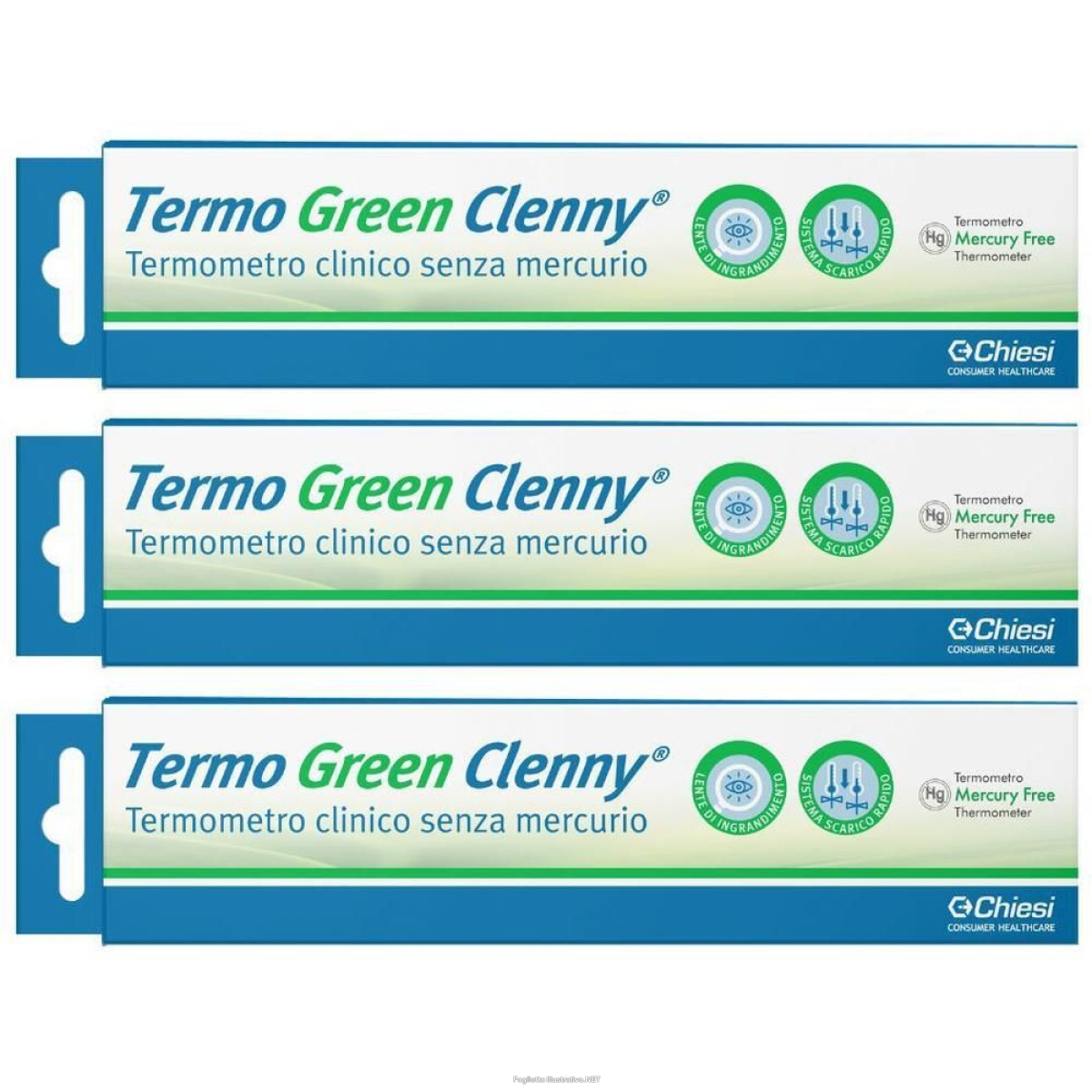 Cerca Prezzi di clenny termo green senza mercurio 3x1 st e acquista online