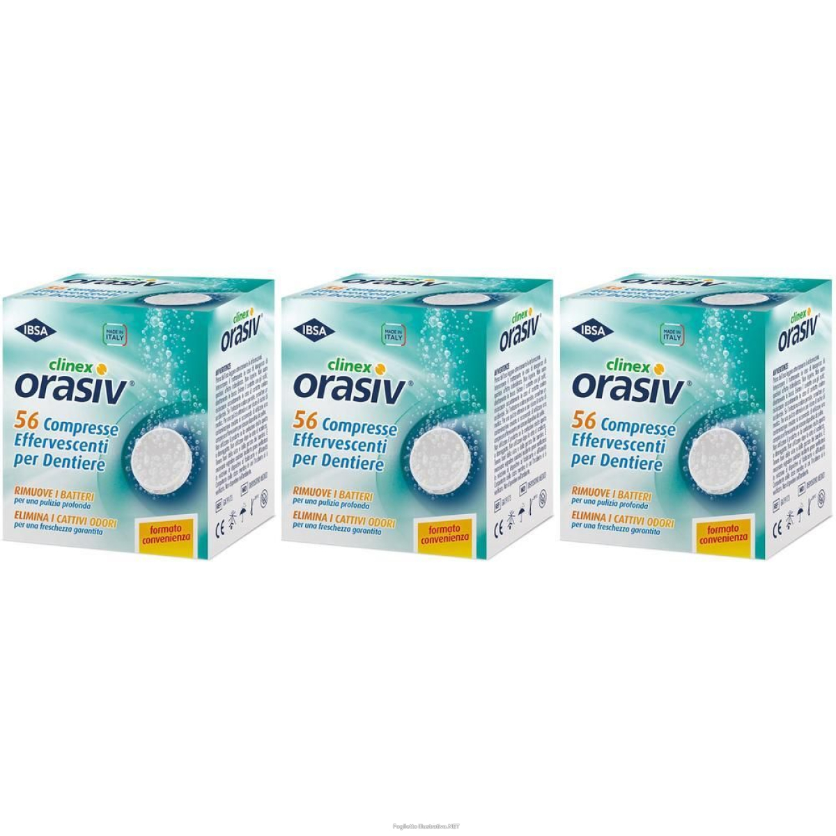 Cerca Prezzi di clinex® orasiv® compresse effervescenti dentiera e protesi 3x56 pz com e acquista online