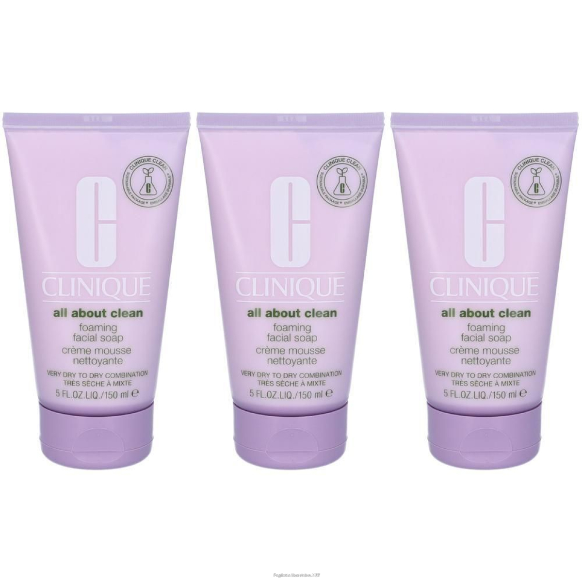 Cerca Prezzi di clinique all about clean™ crema detergente schiumogena 3x150 ml e acquista online