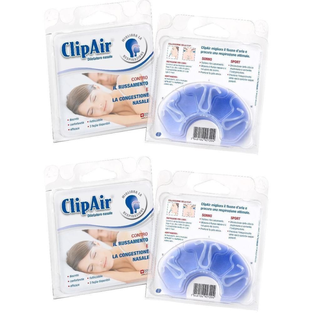 Cerca Prezzi di clip air dilatatore nasale 3 pezzi piccolo + medio grande 2x3 st e acquista online