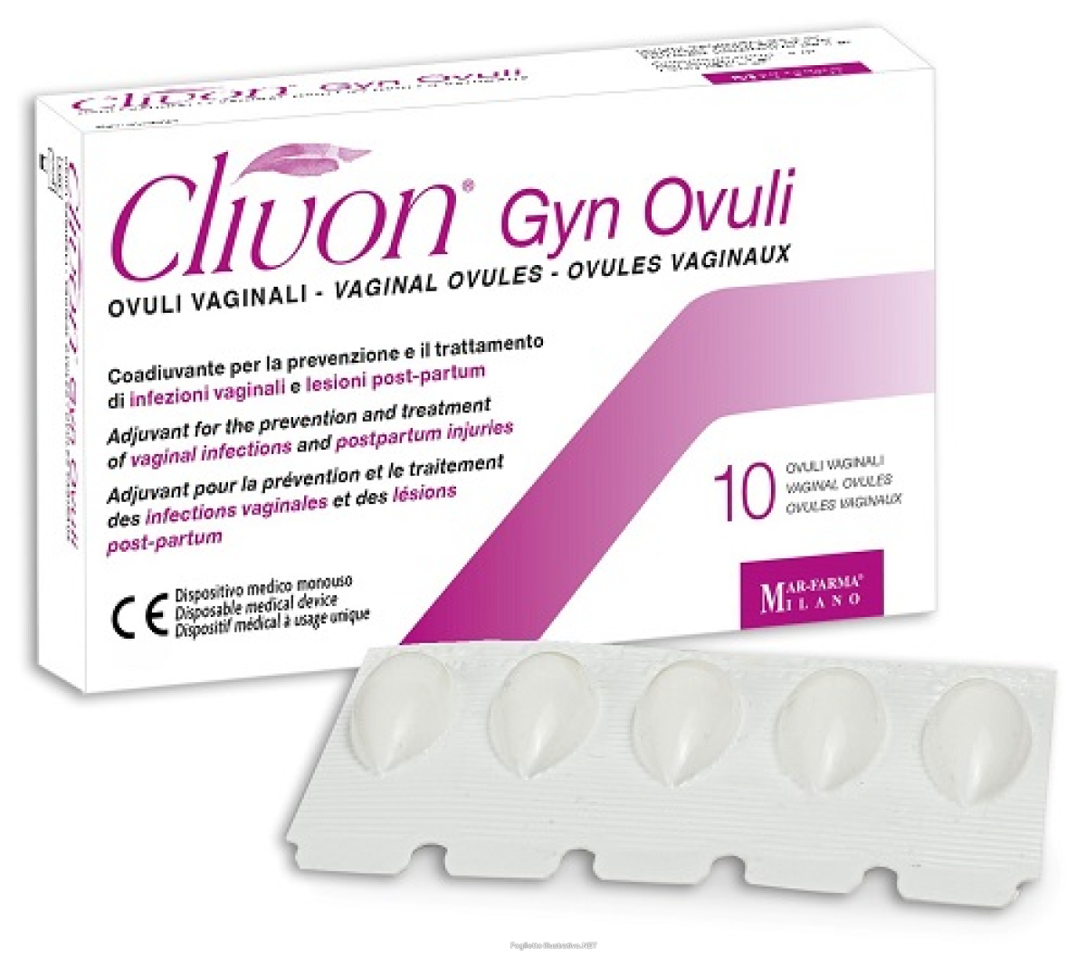 Cerca Prezzi di clivon gyn 10 ovuli e acquista online