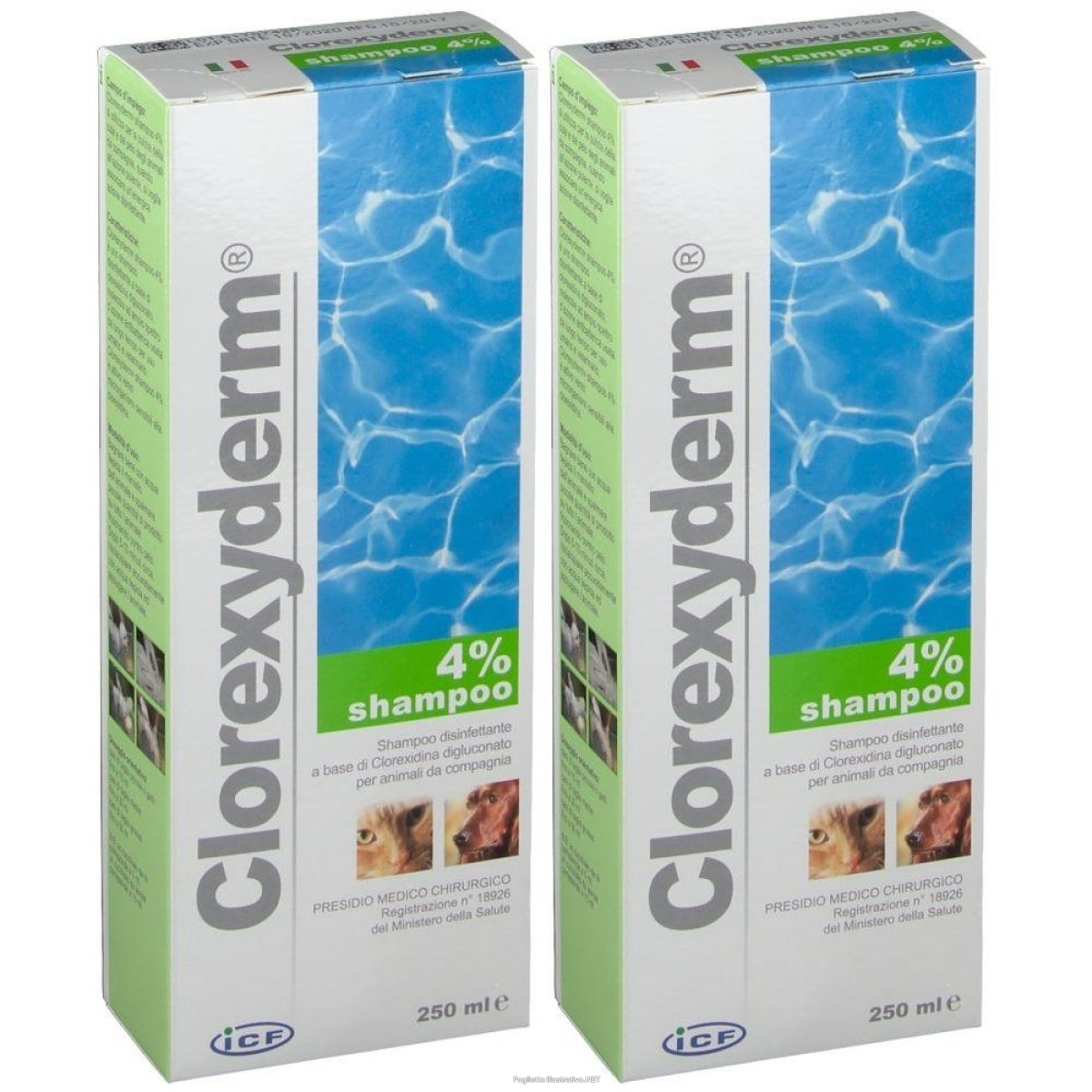 Cerca Prezzi di clorexyderm® shampoo 4% set da 2 2x250 ml e acquista online