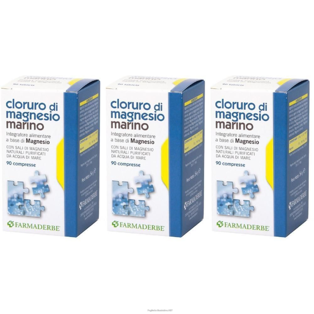 Cerca Prezzi di cloruro di magnesio marino compresse 3x90 pz e acquista online