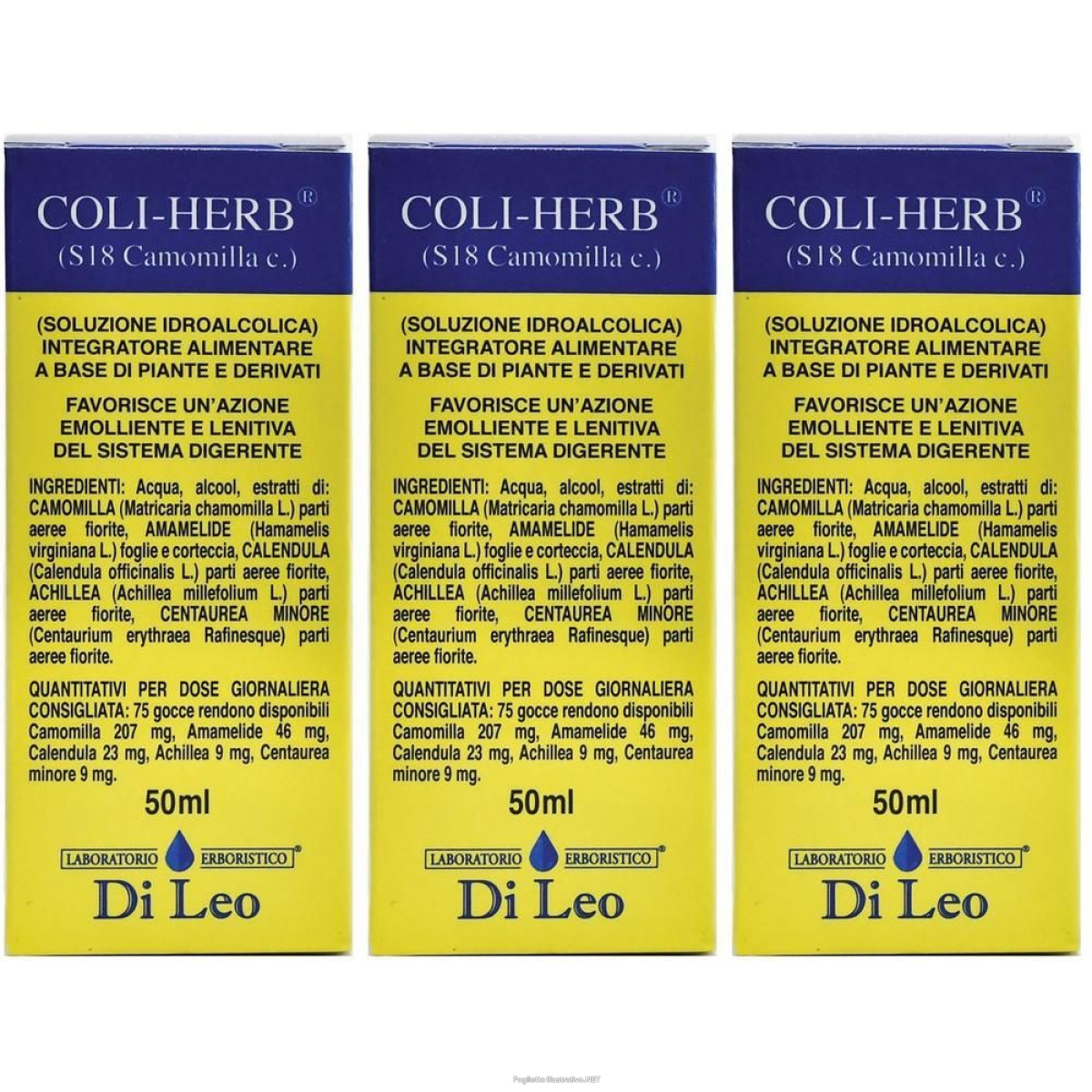 Cerca Prezzi di coli-herb composto s 18 camomilla 3x50 ml soluzione orale e acquista online